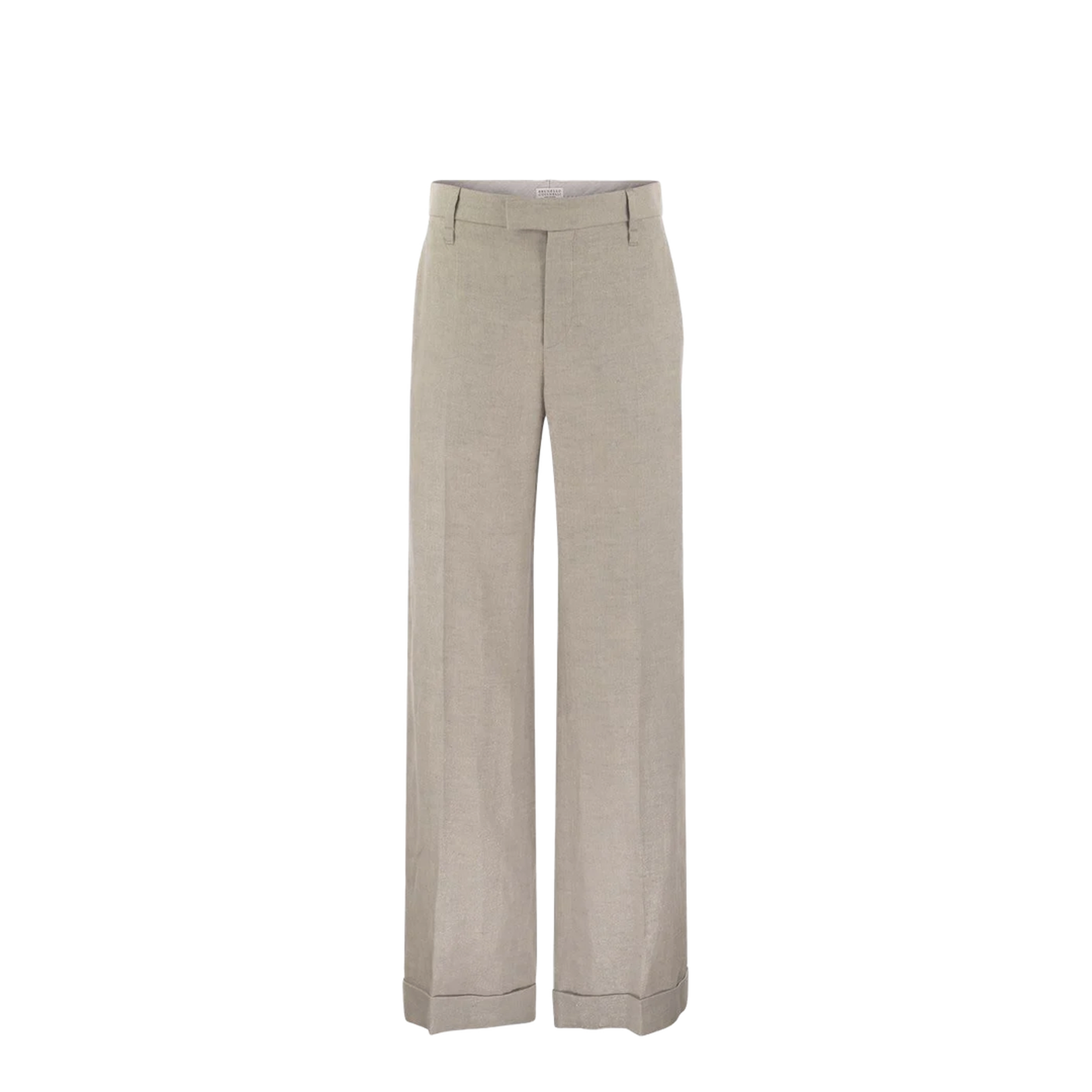 Flared Loose-Fitting Trousers