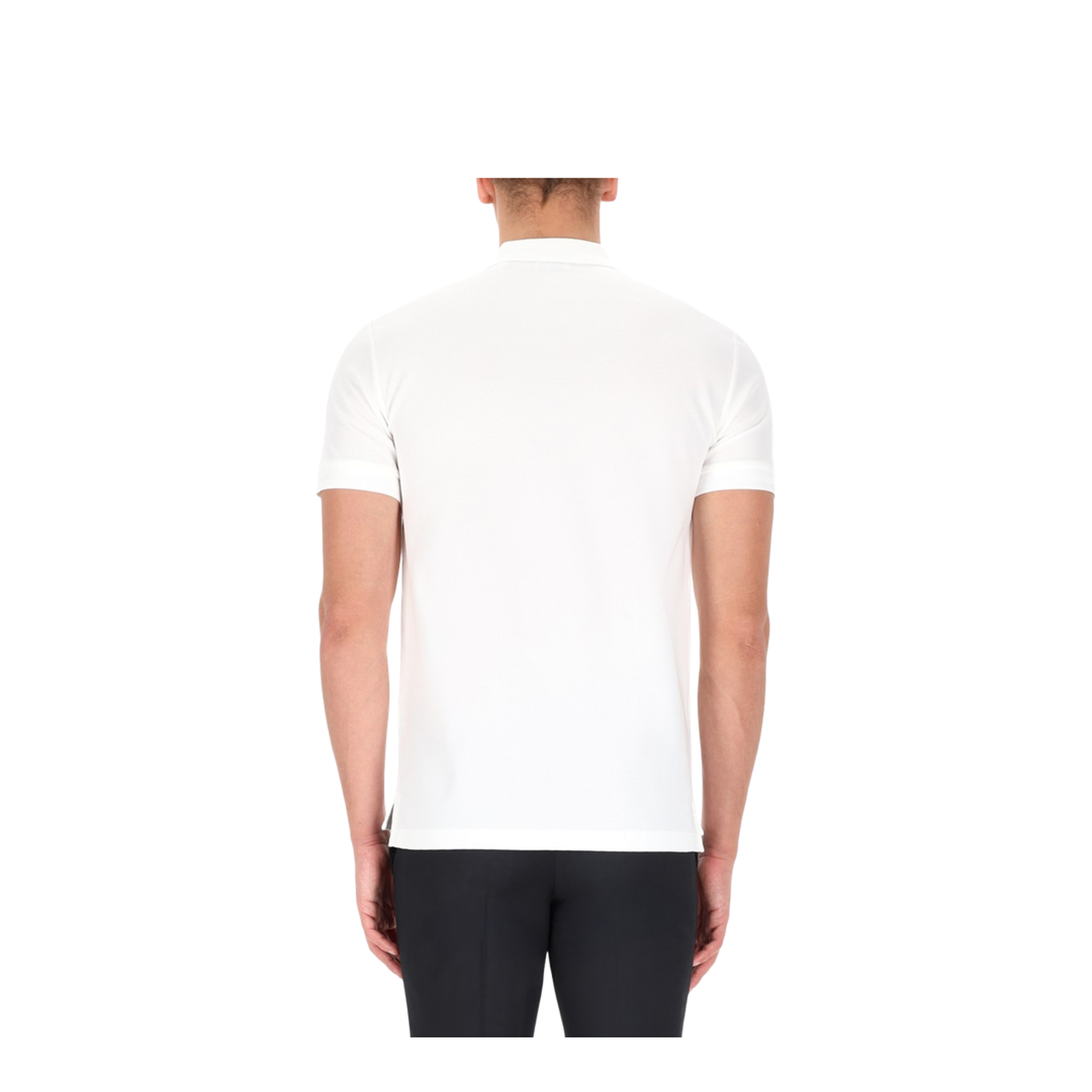 Logo Embroidered Short Sleeved Polo Shirt