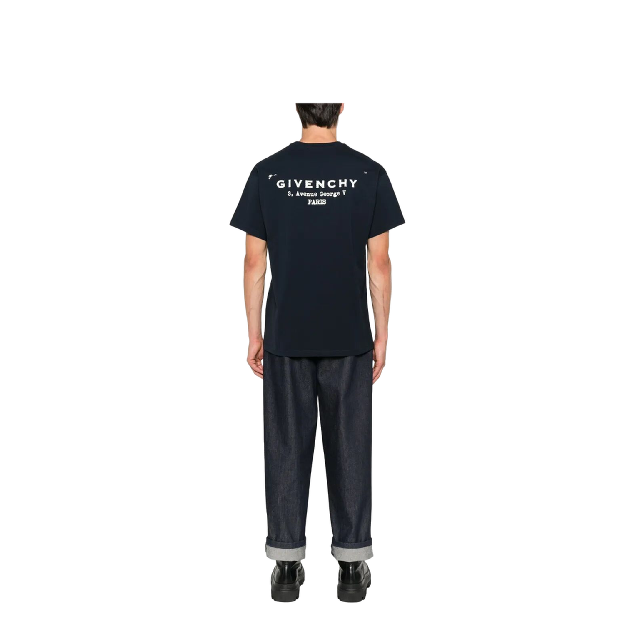 MAYFEYR - Givenchy - Cotton T-Shirt With Stamp Print - BM71NK3YRJ