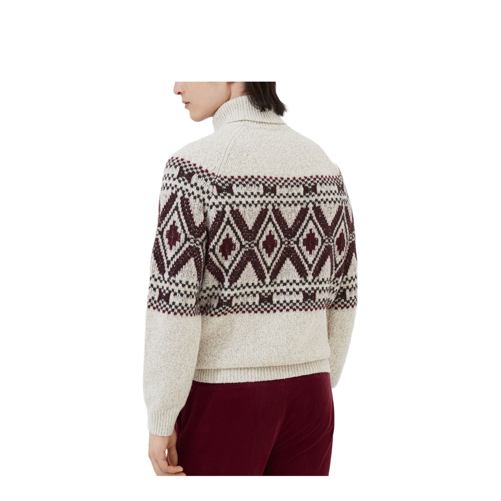 Geometric Jacquard Sweater