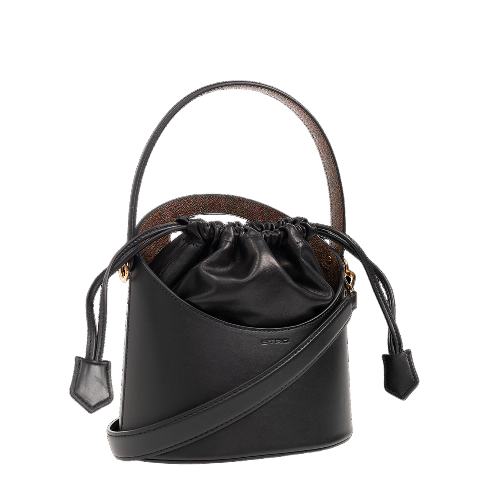 Black Secchiello Shoulder Bag