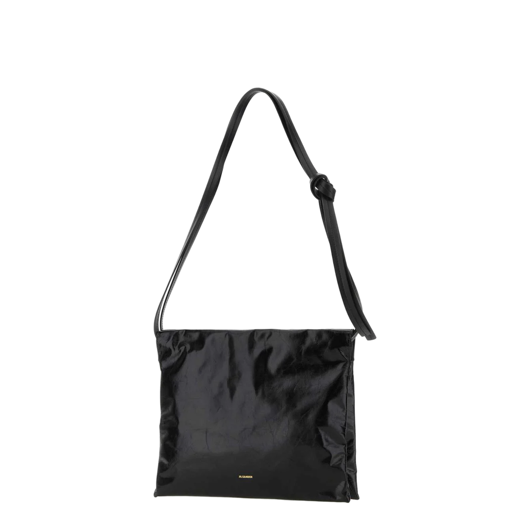 Two-Tone Leather Shoulder Bag