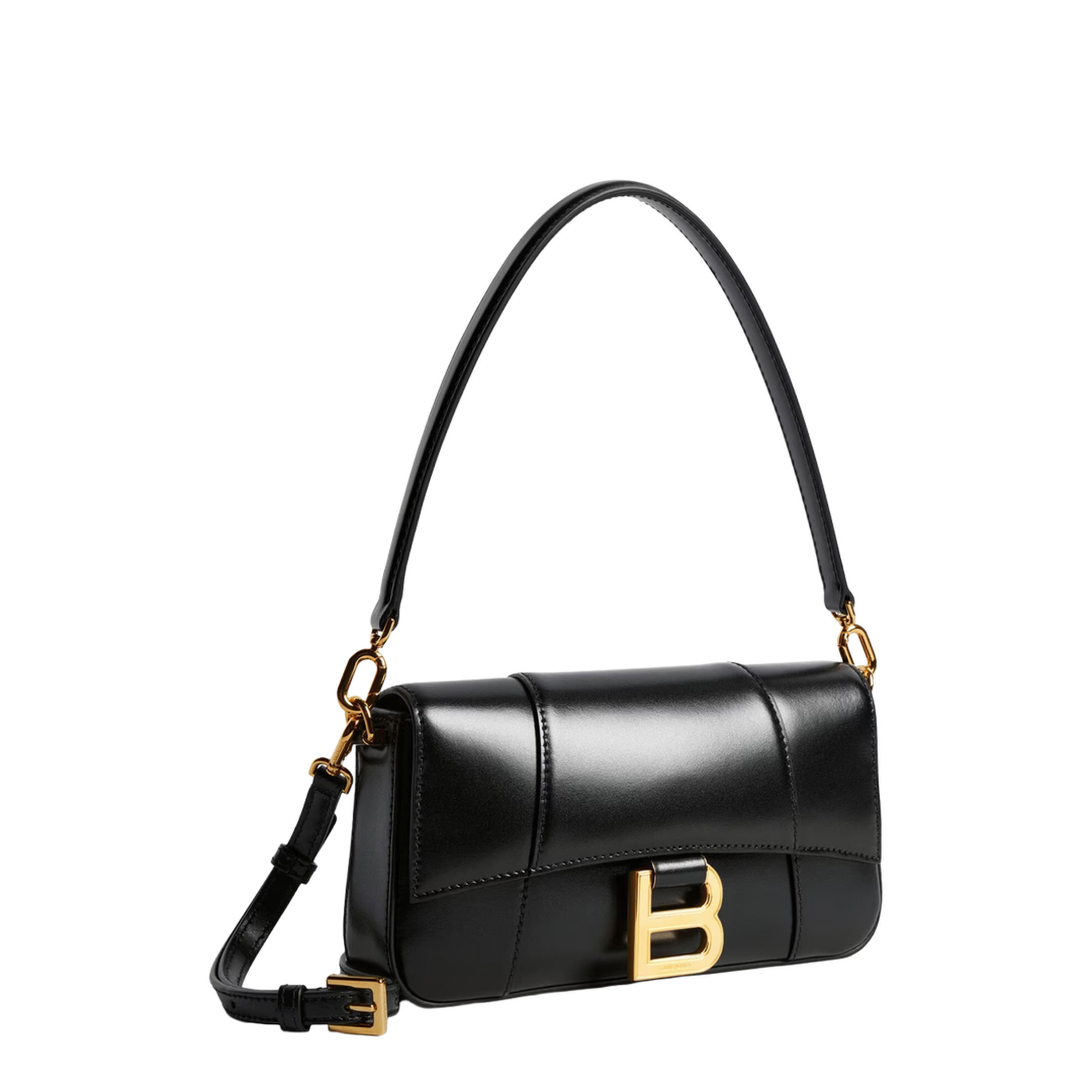 Sling Hourglass Bag in Black