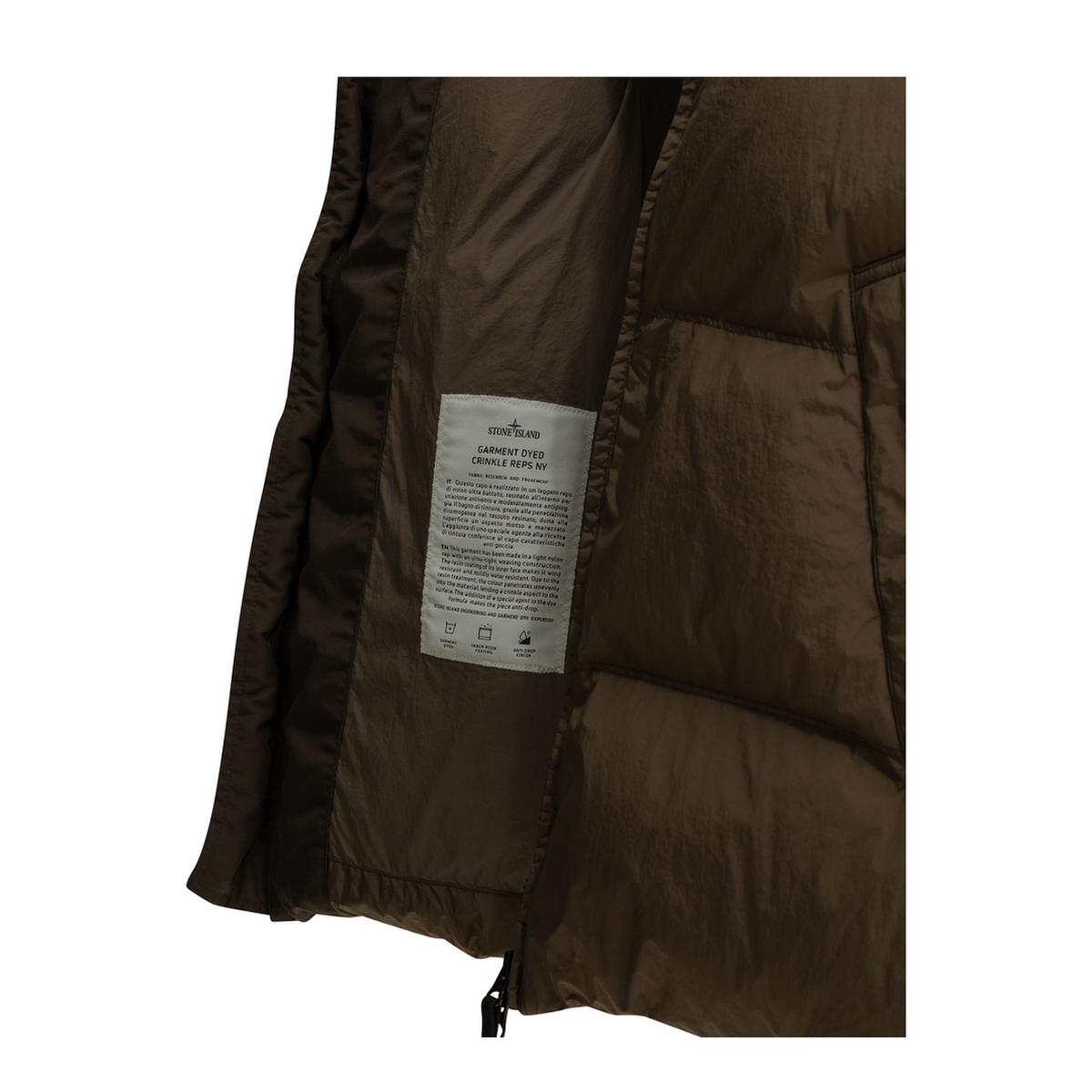 MAYFEYR - Stone Island - Crinkle Reps Ny Short Down Jacket - L2S154100037S0A23V007C