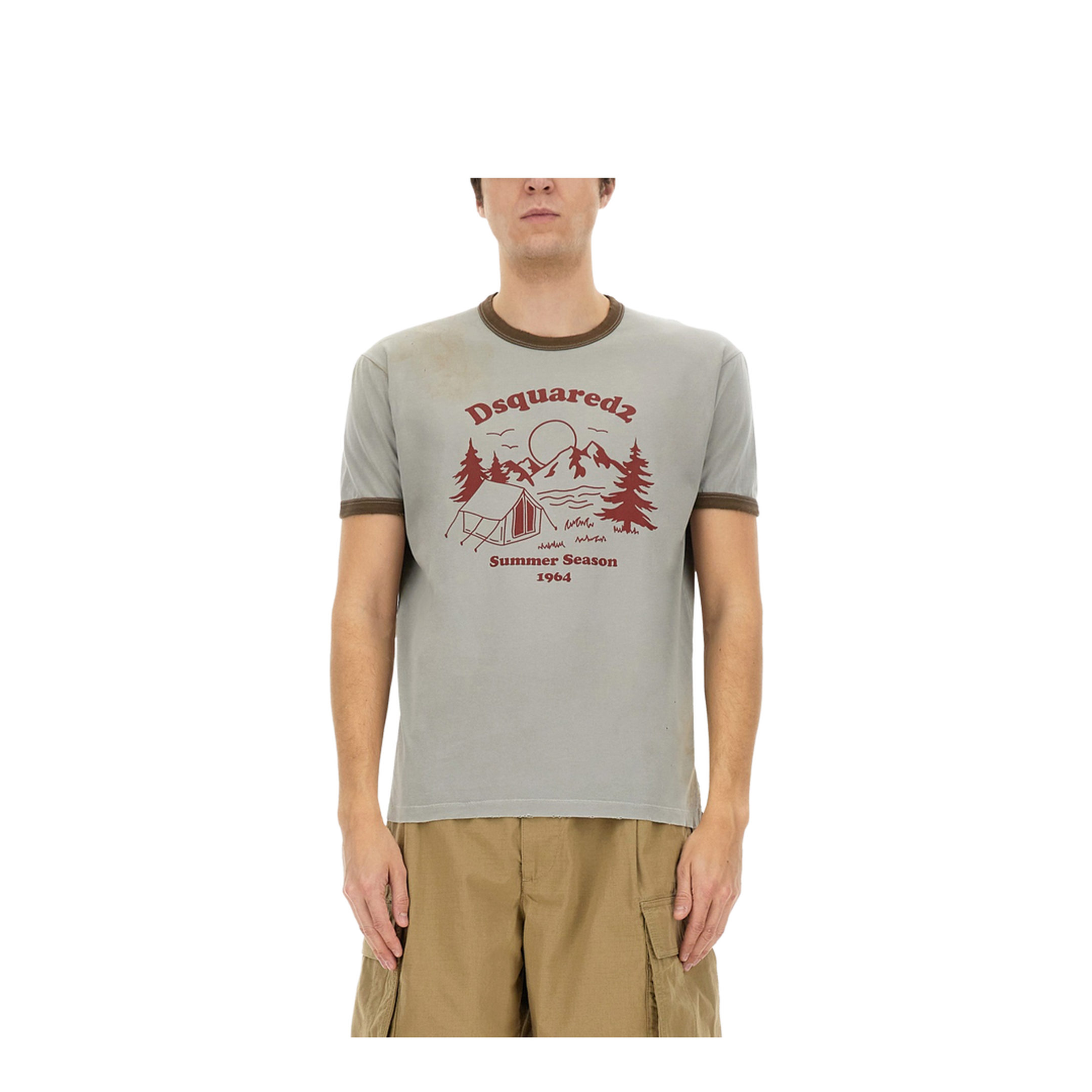MAYFEYR - Dsquared2 - T-Shirt With Print - S74GD1390D20035850
