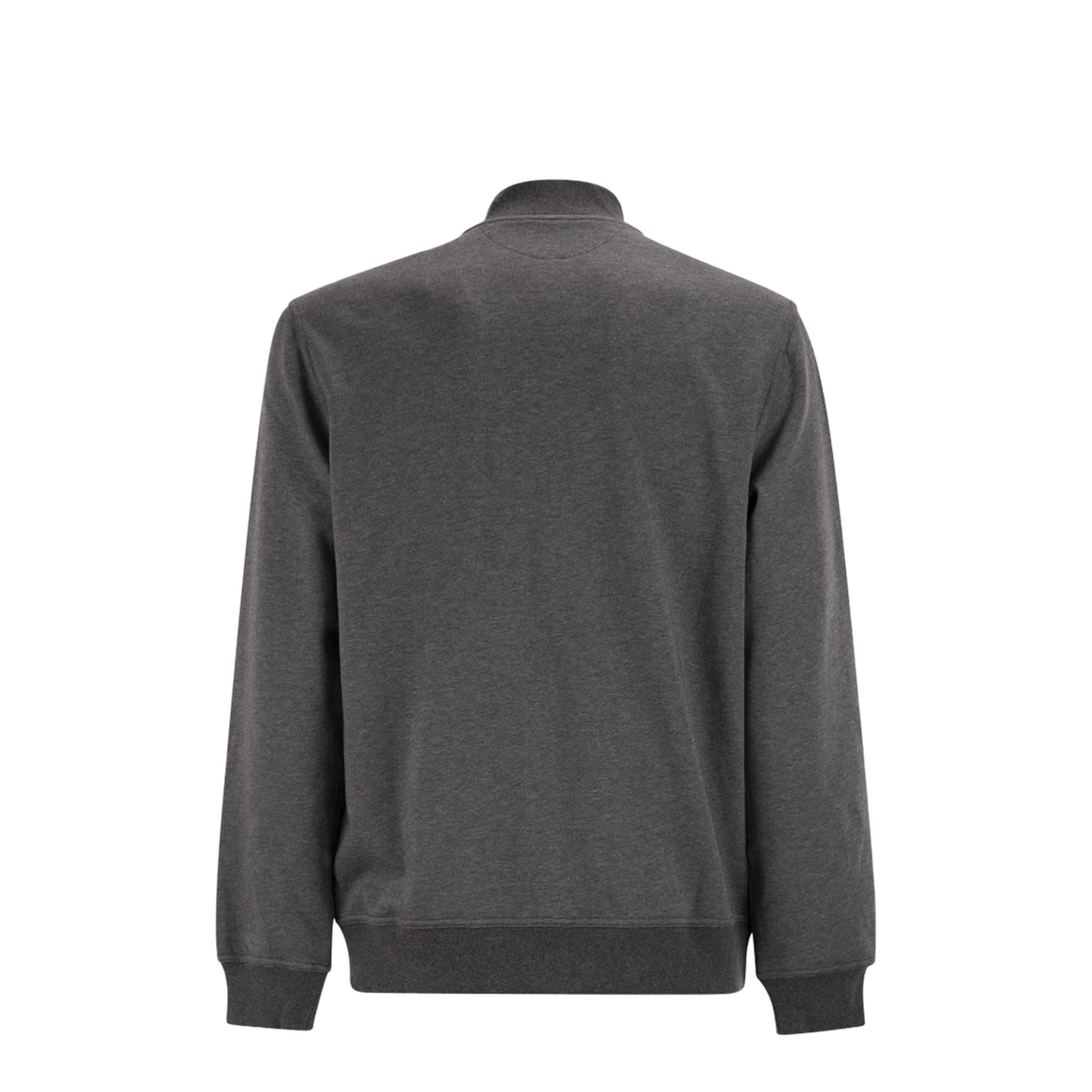 Techno Cotton Fleece Topwear with Zip