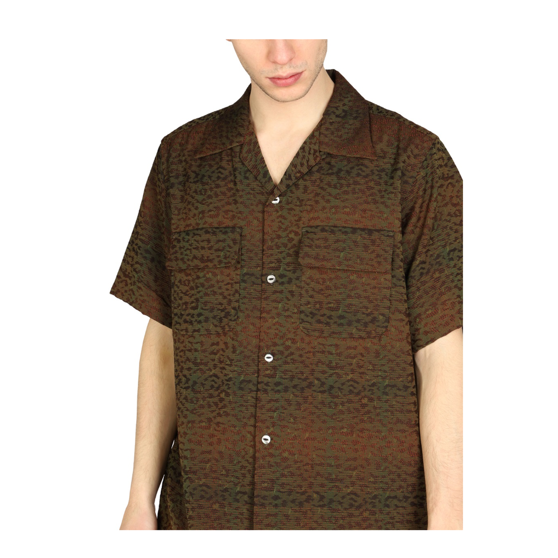 MAYFEYR - Needles - Animalier Print Shirt - KP100BLEOPARD