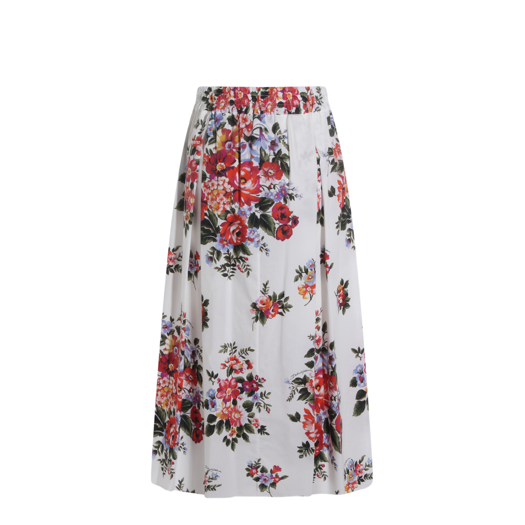 Long Skirt with a Floral Print