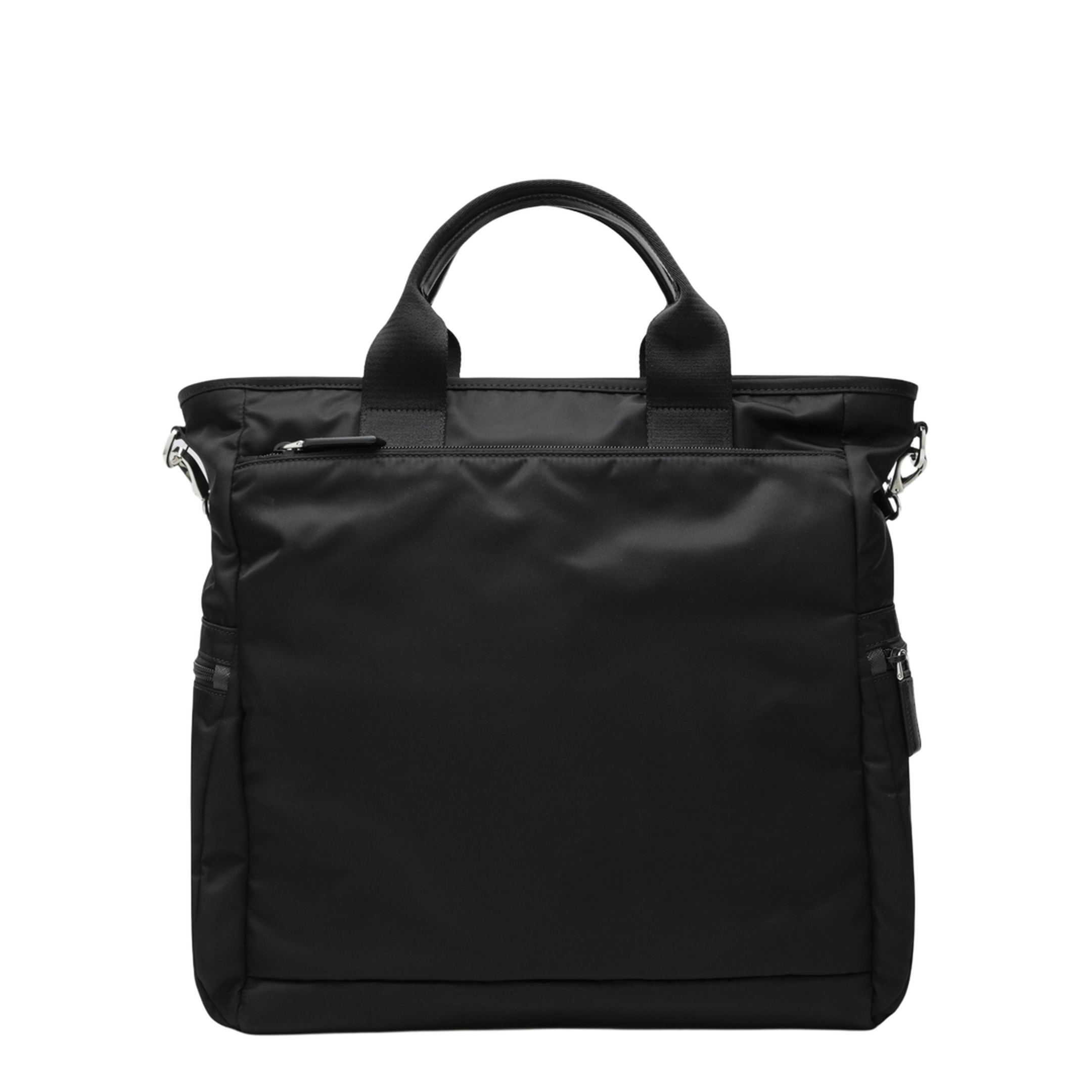 MAYFEYR - Prada - Black Re-Nylon And Saffiano Shopping Bag - 2VG136OOO2DMGF0002