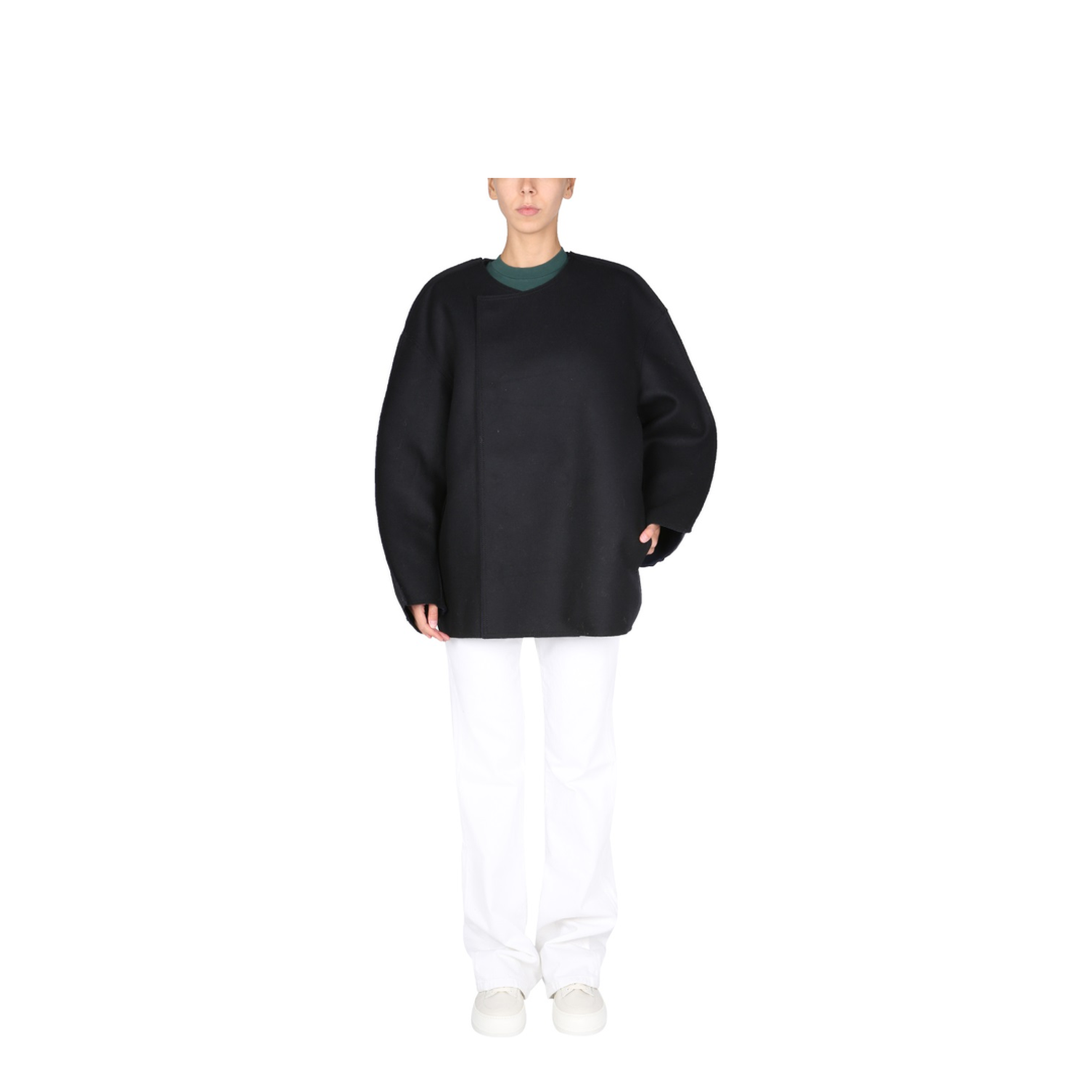 MAYFEYR - Sunnei - Loose Fit Coat - SNF1XC02APBLUE
