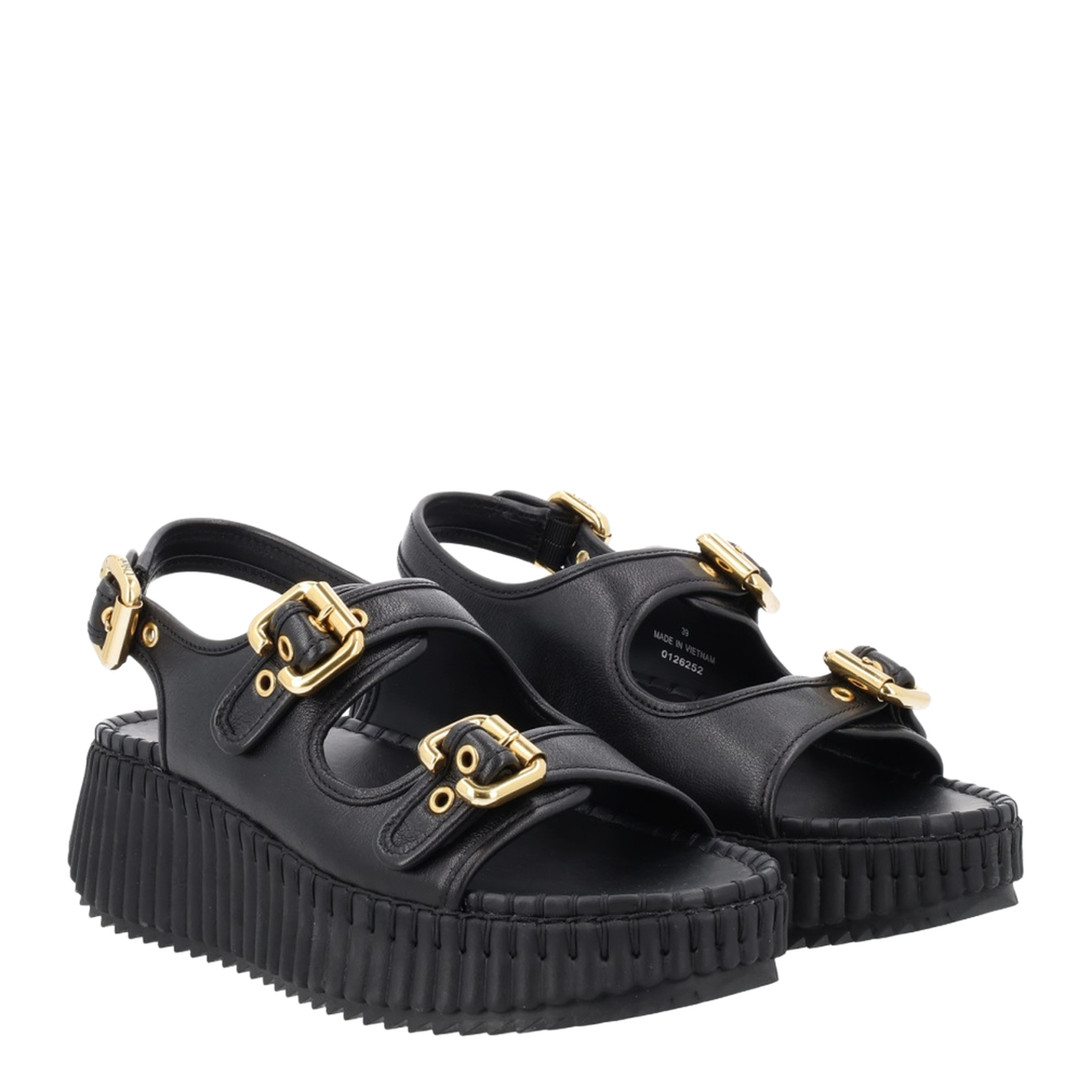 Nama Sandal With Wedge in Black