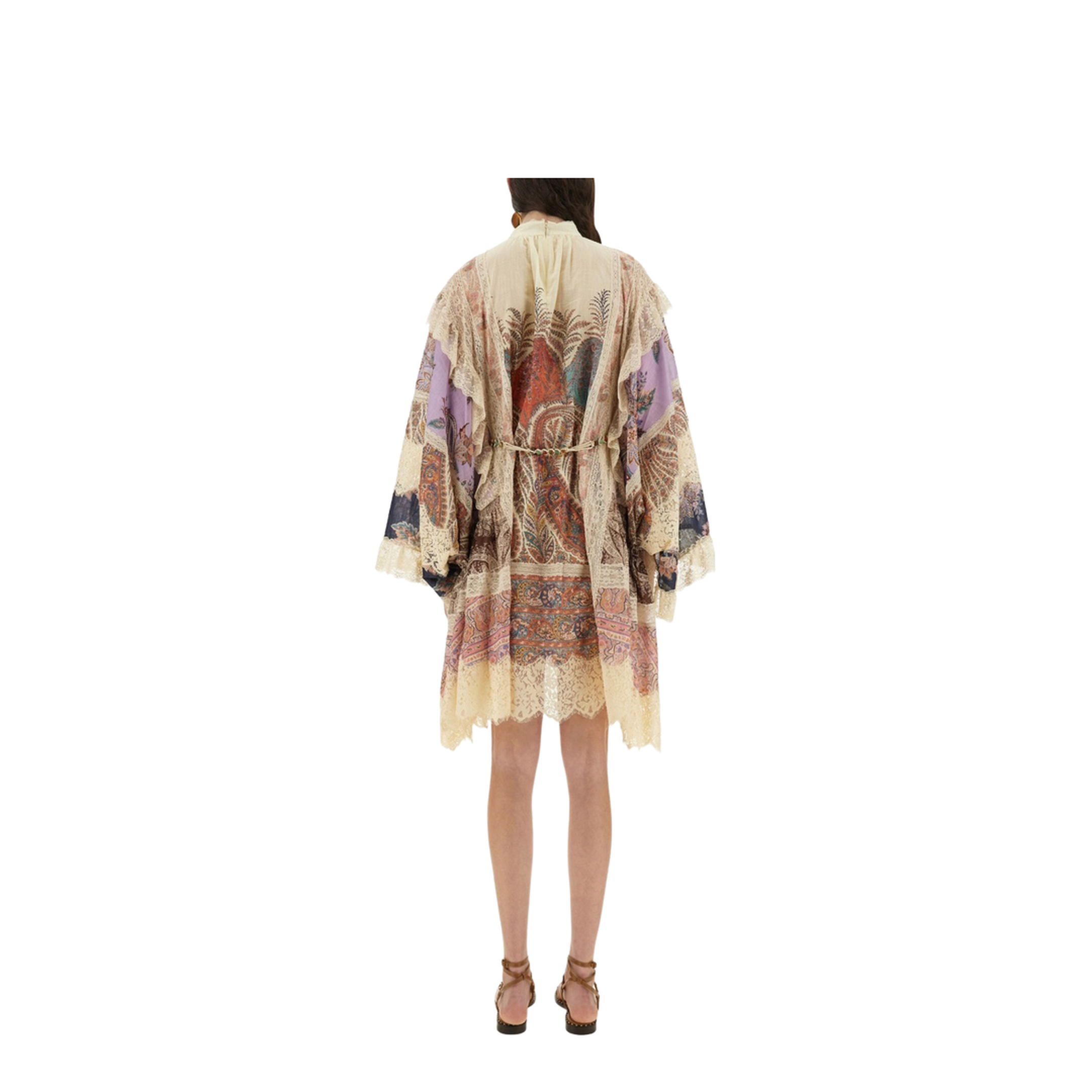 Rhiannon Printed Cotton Mini Dress
