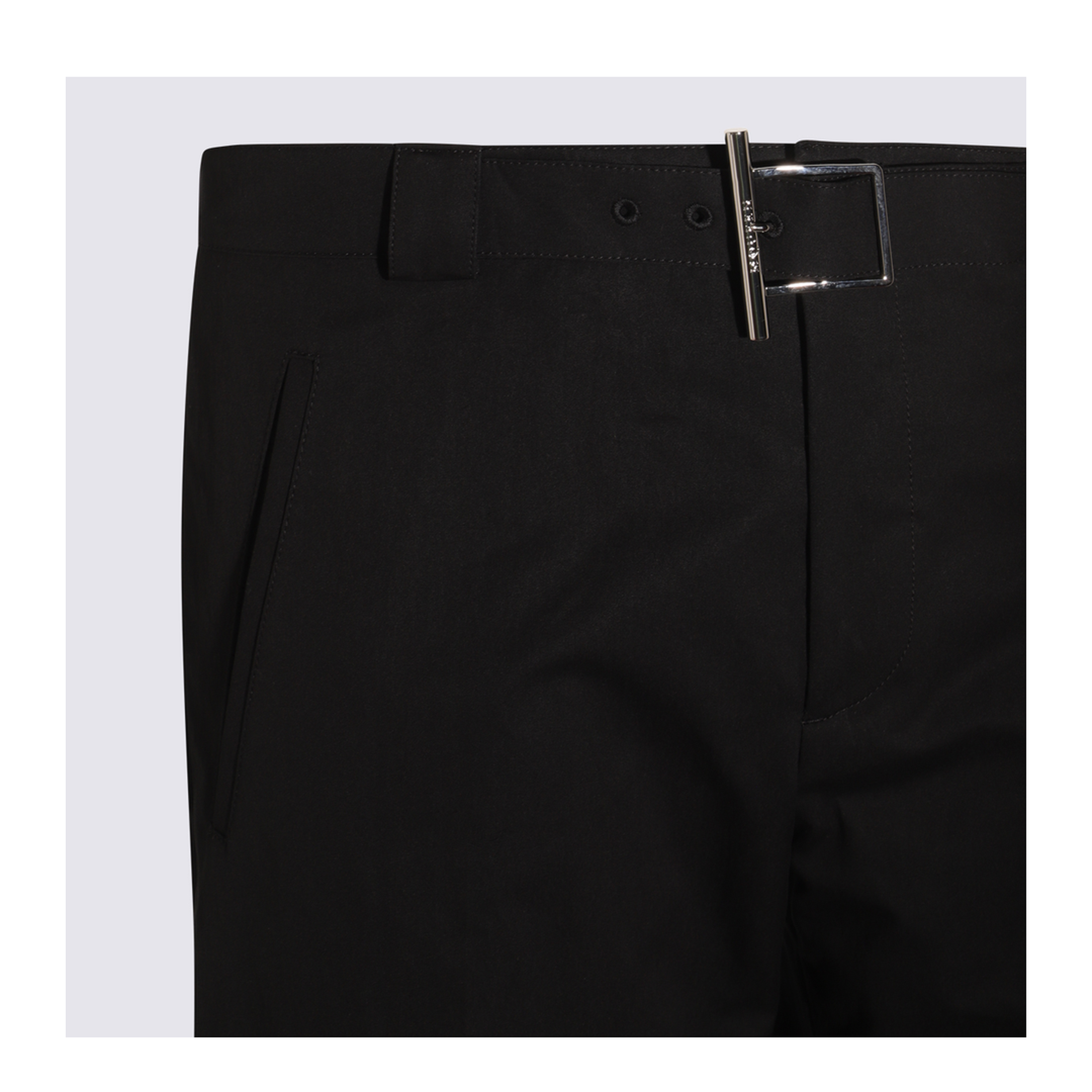 Pants with T-Bar Belt