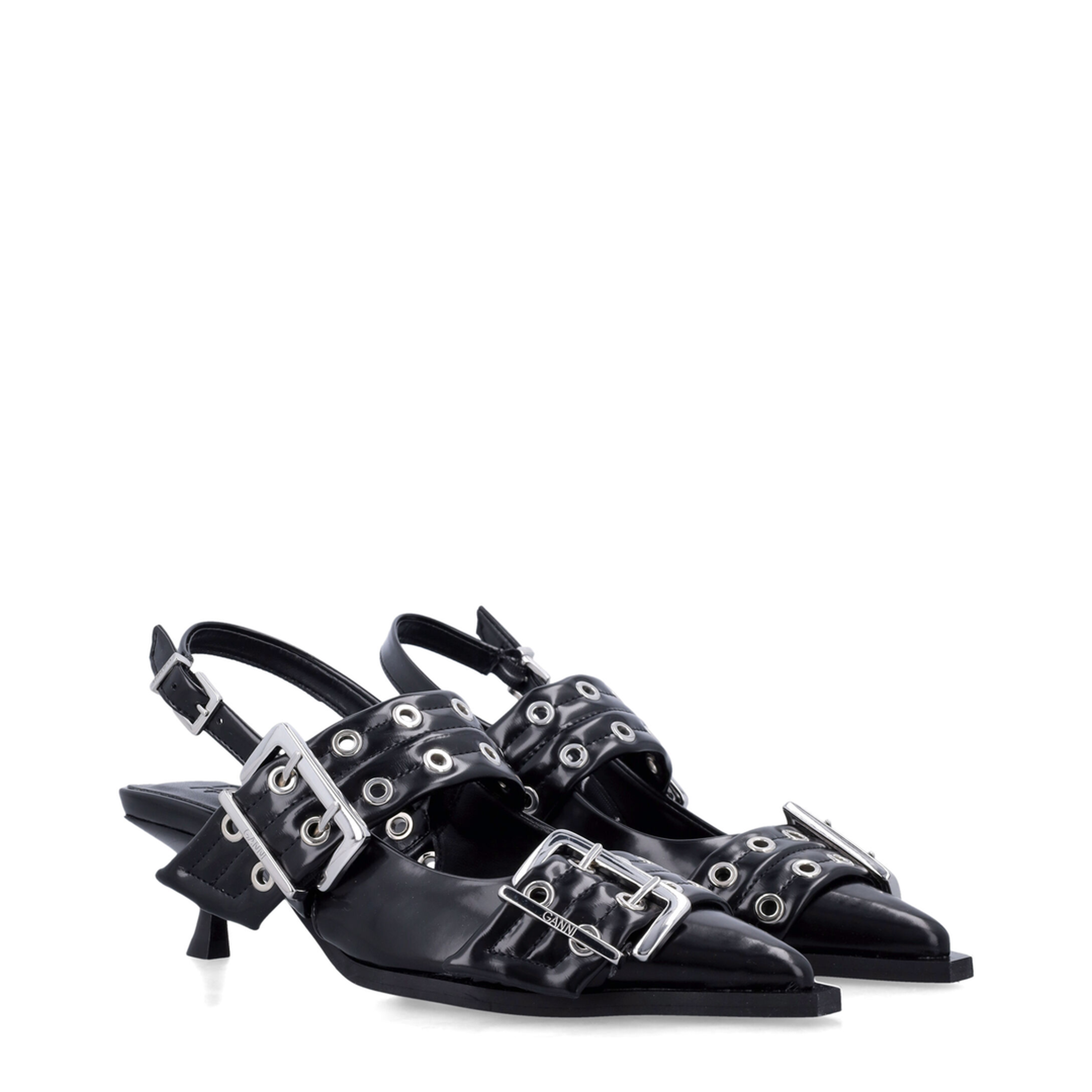 MAYFEYR - Ganni - Flat Shoes Black - B102009211808099