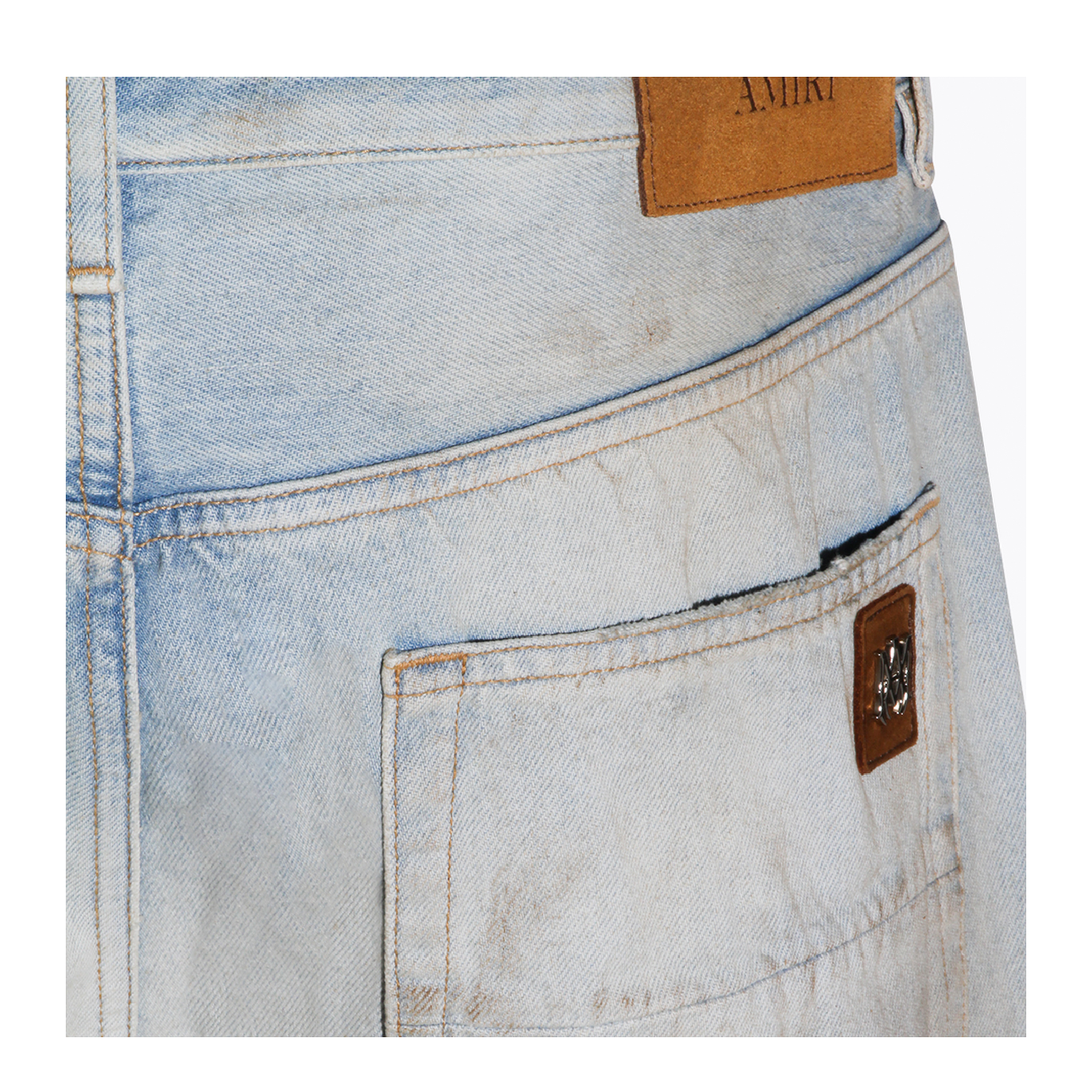Light Blue Cotton Denim Jeans