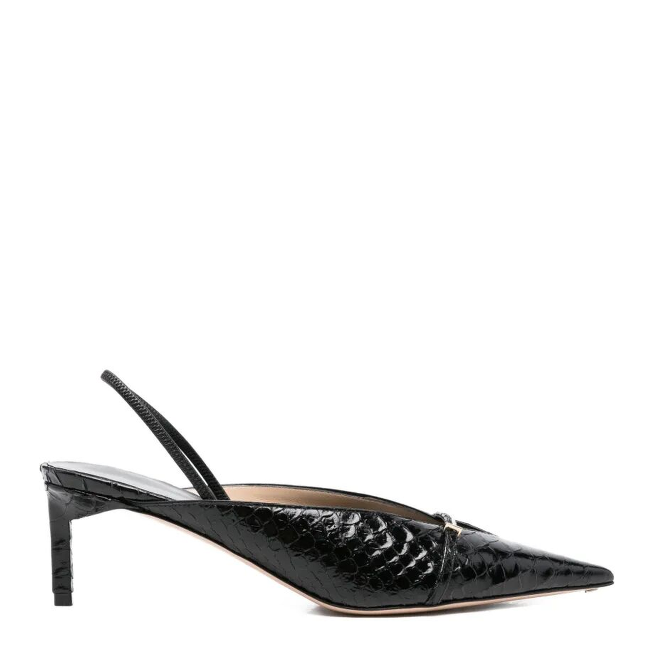 MAYFEYR - Tom Ford - Julienne Semi Shiny Python-Effect Leather Slingback Pumps - W3842LCL516PNAA