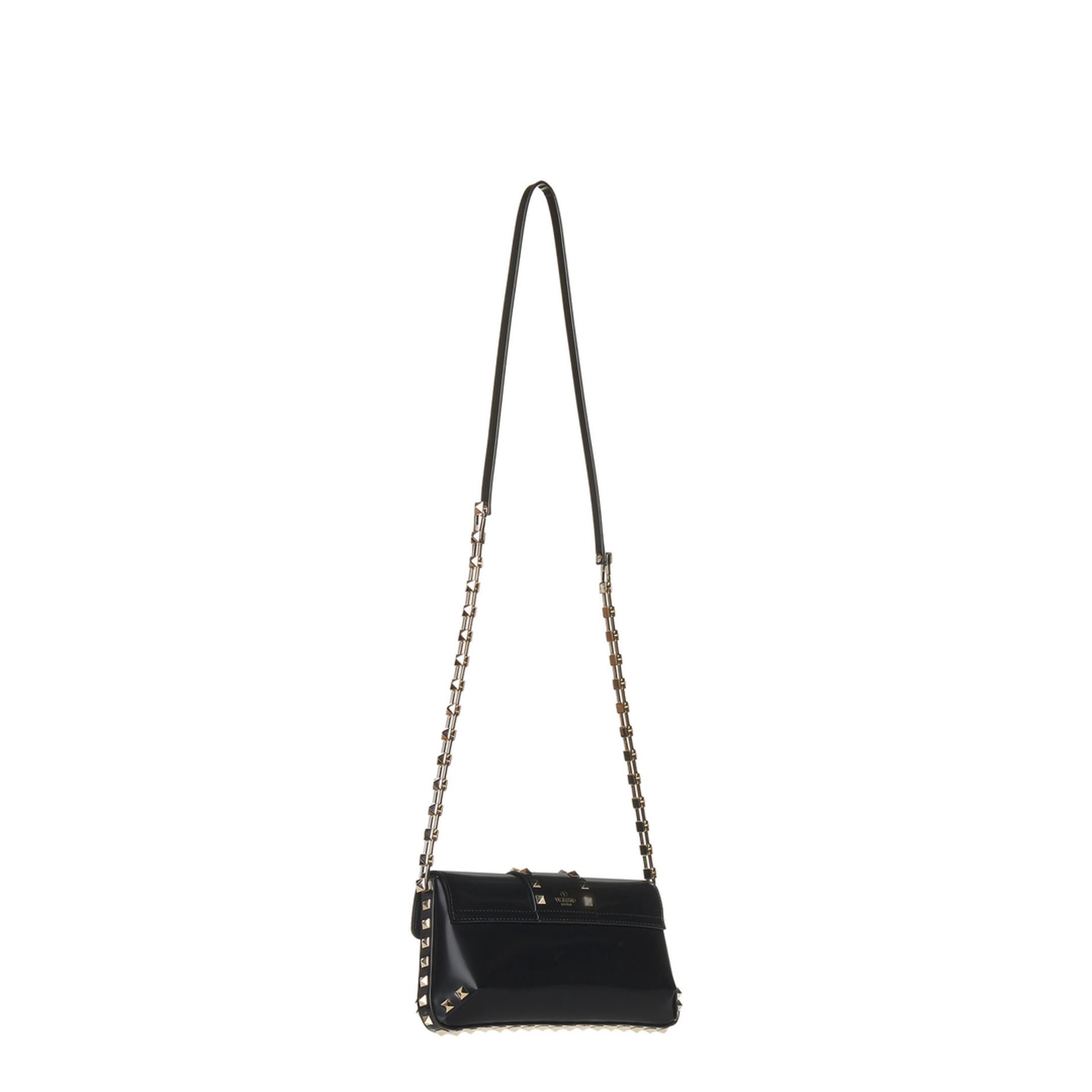 Garavani Rockstud Shoulder Bag in Brushed Leather