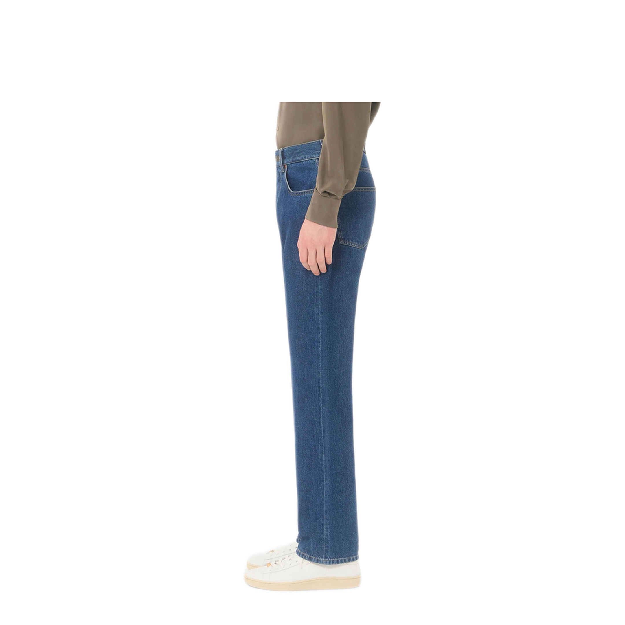 MAYFEYR - Valentino - Denim Trousers With Vgold - VDE15EBKN558
