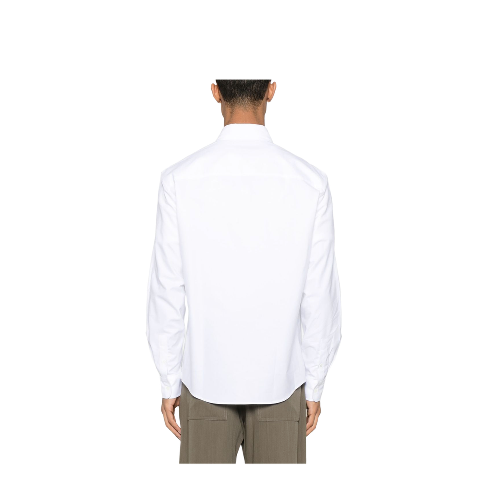 Fox Head Embroidered Casual Shirt