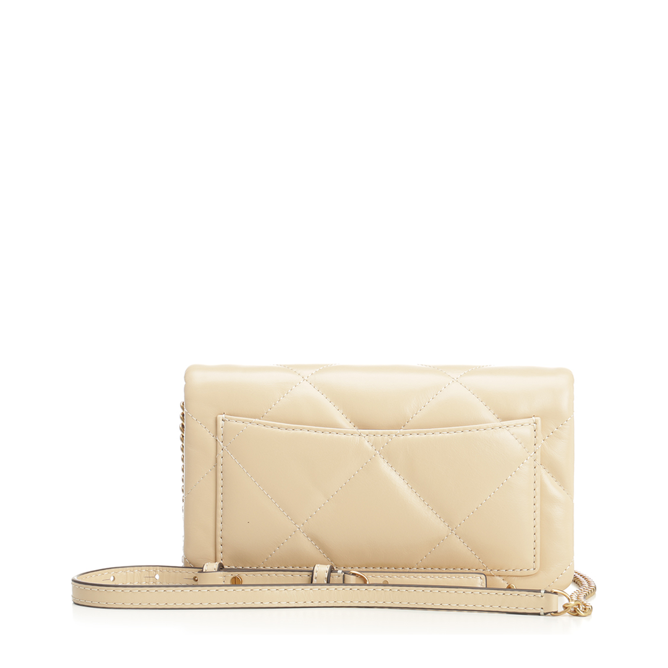 Kira Diamond Quilt Chain Wallet