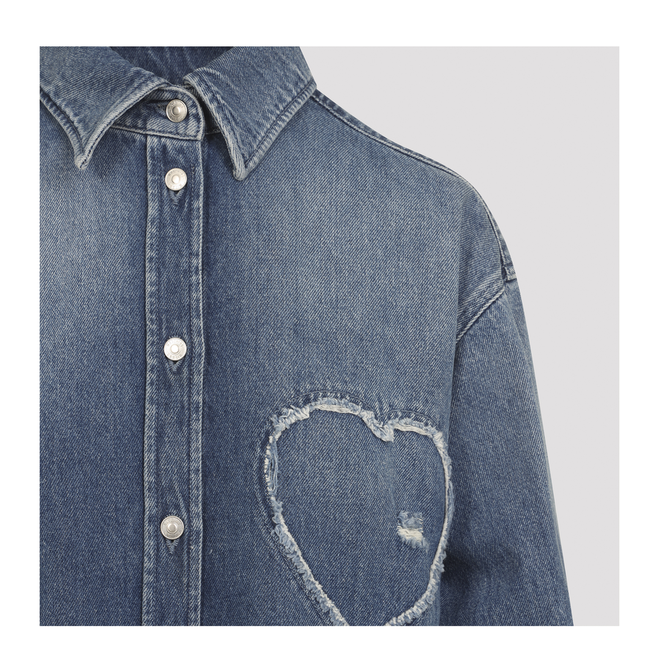 MAYFEYR - Moschino - Heart Denim Shirt - 261E02040539