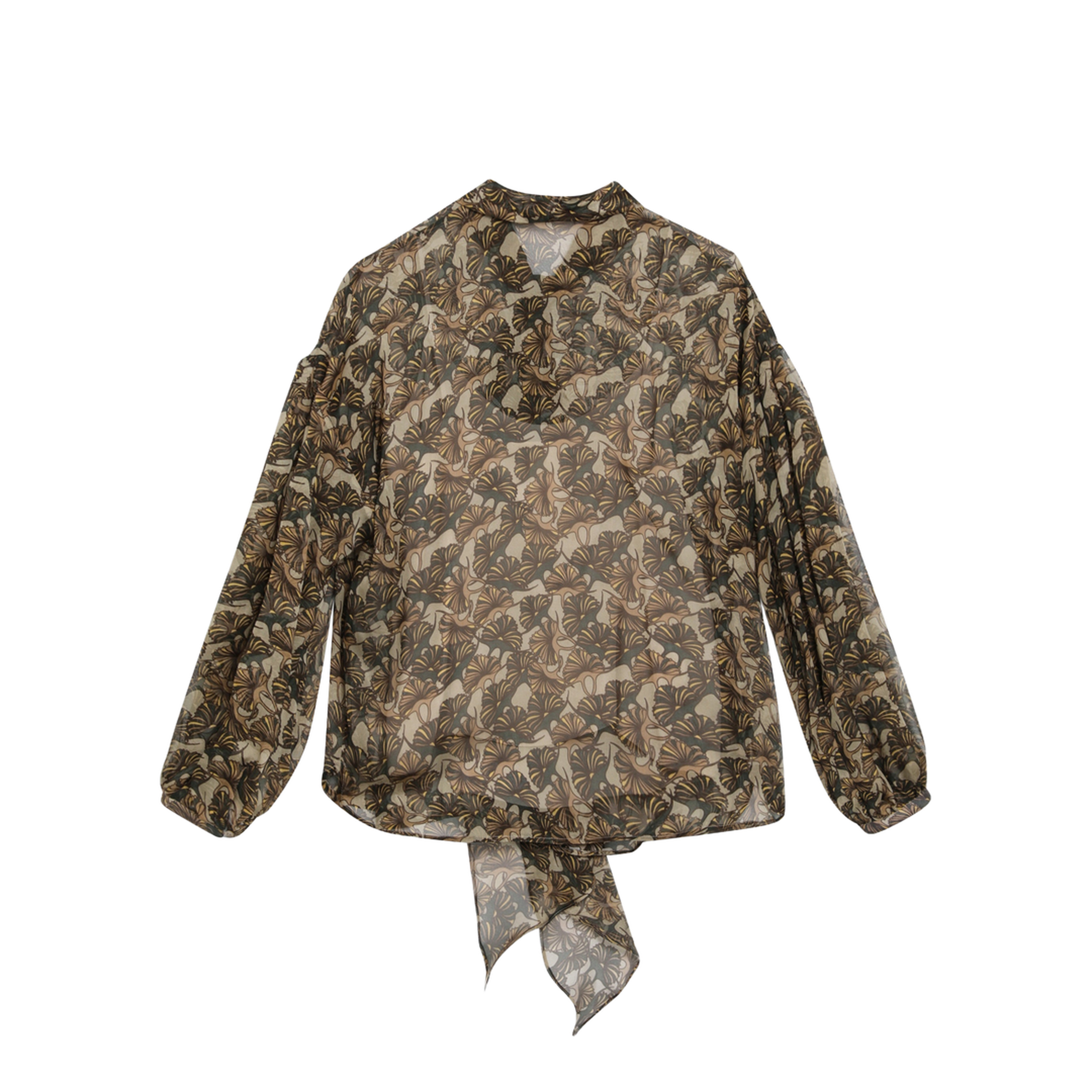 MAYFEYR - - Printed Silk Chiffon Blouse - MSTBALLATASI003