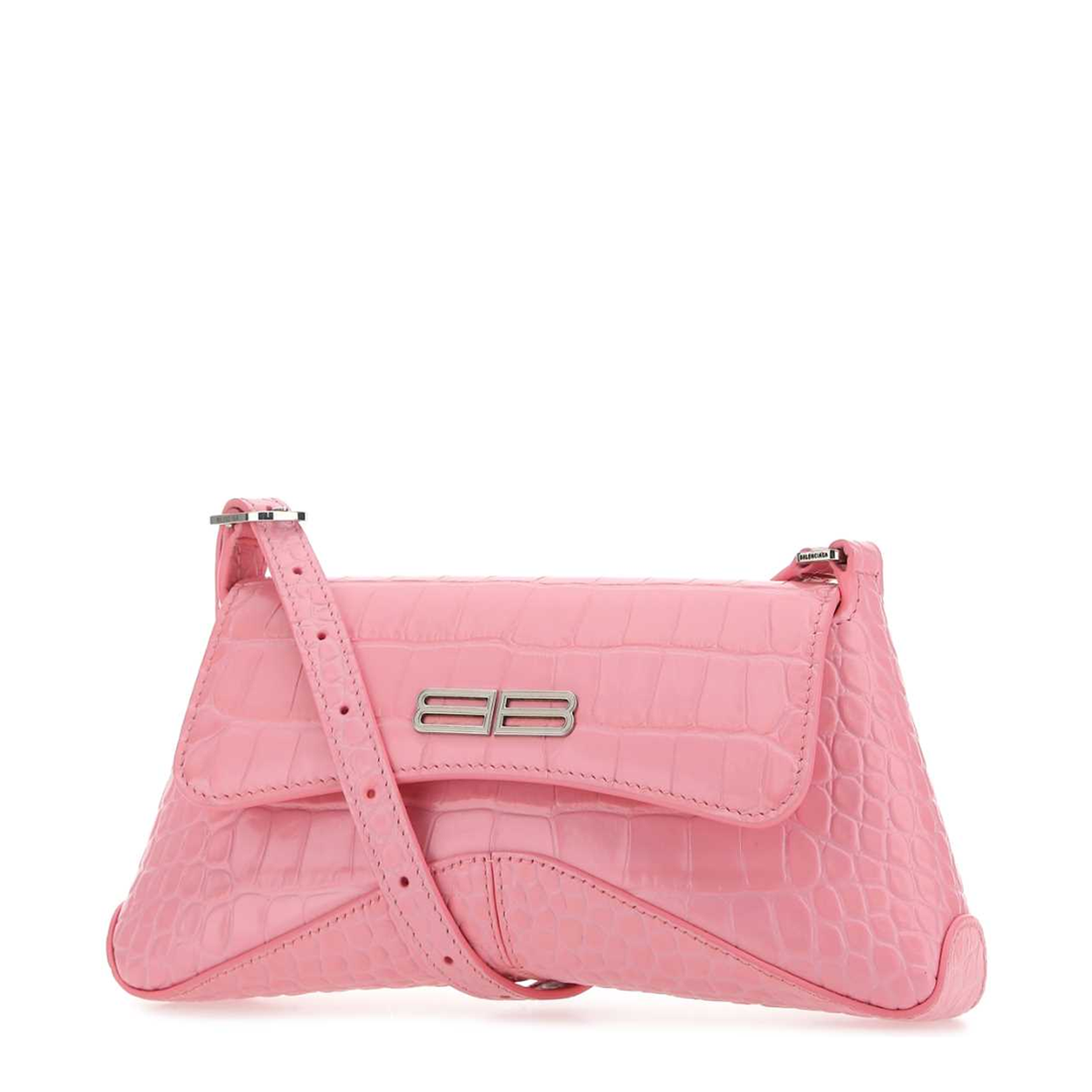 Balenciaga Croco-Embossed Leather XX Small Flap Bag