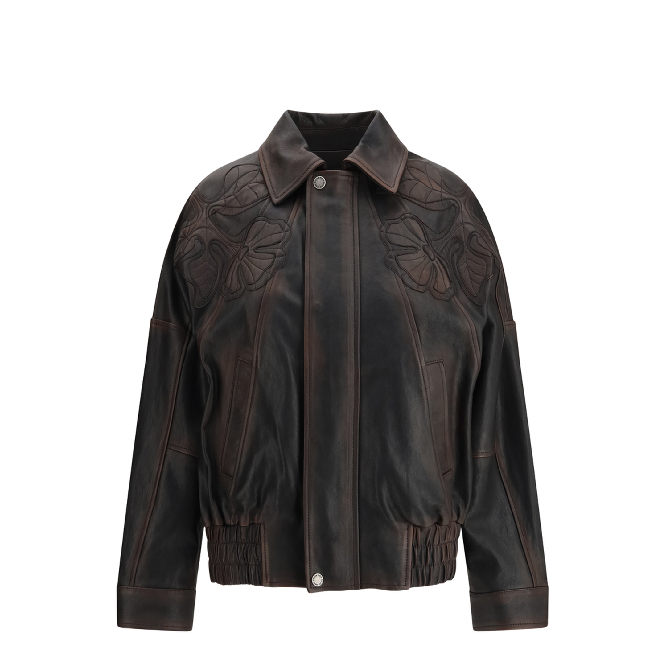 MAYFEYR - Golden Goose - Nappa Leather Bomber Jacket - GWP02560P002300