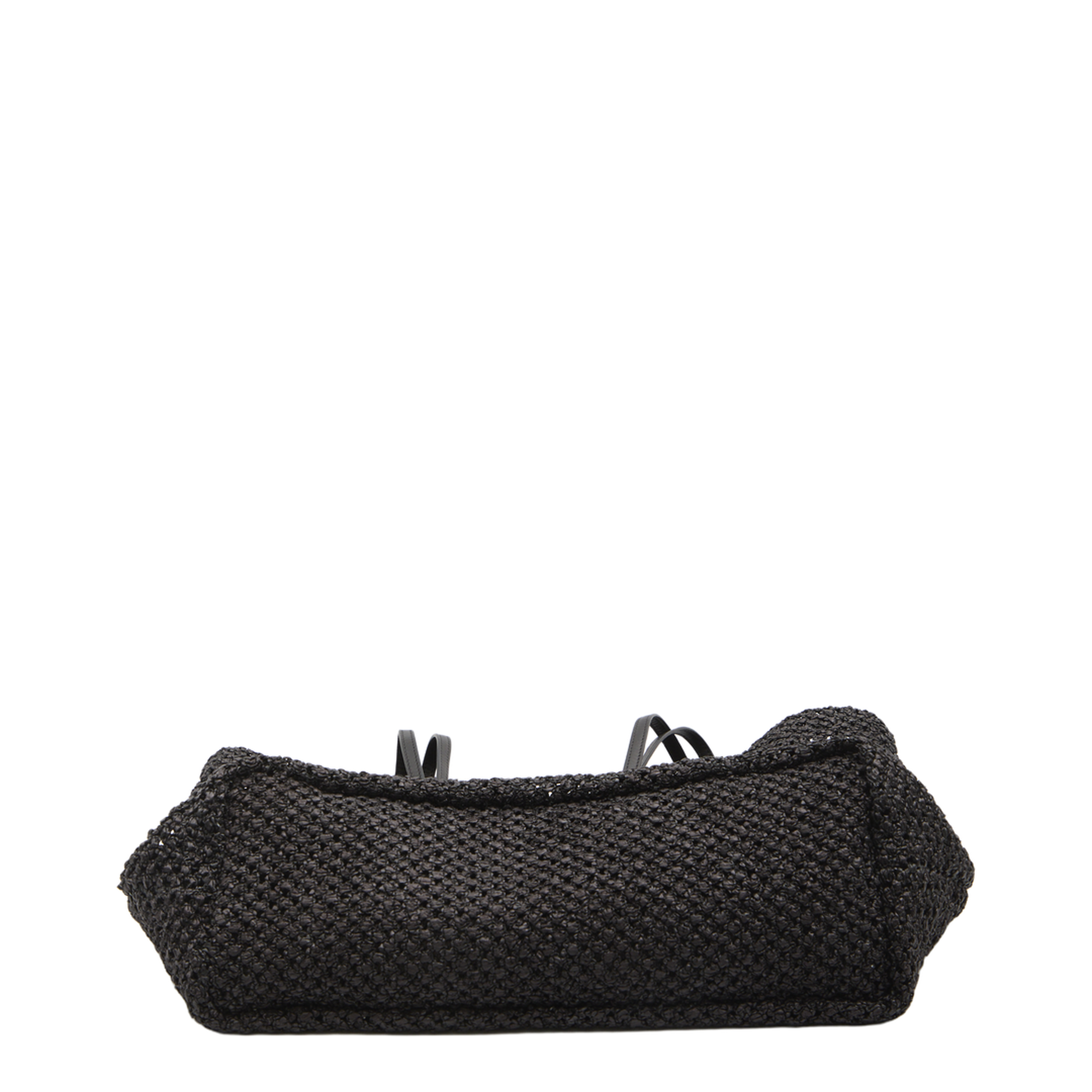 MAYFEYR - The Row - Black Barn Tote Bag In Raffia - W2074WL6BLACK