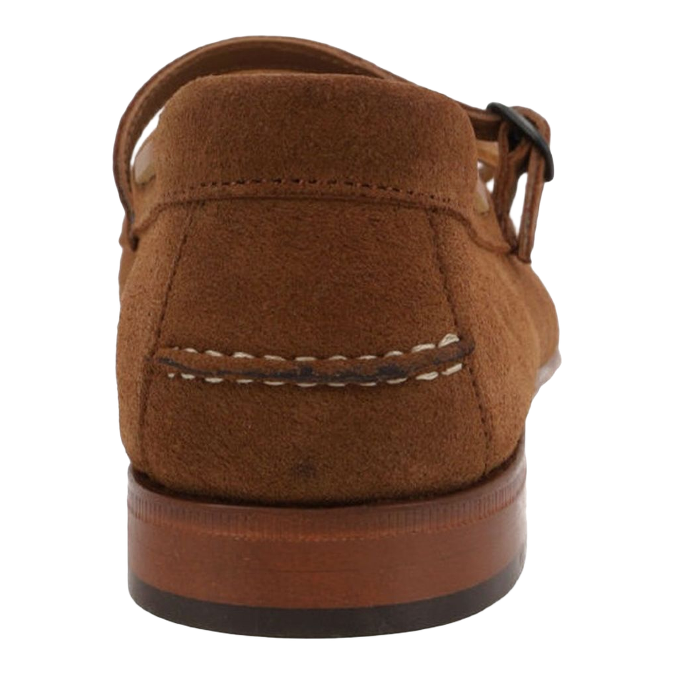 Flat Shoes Leather Brown