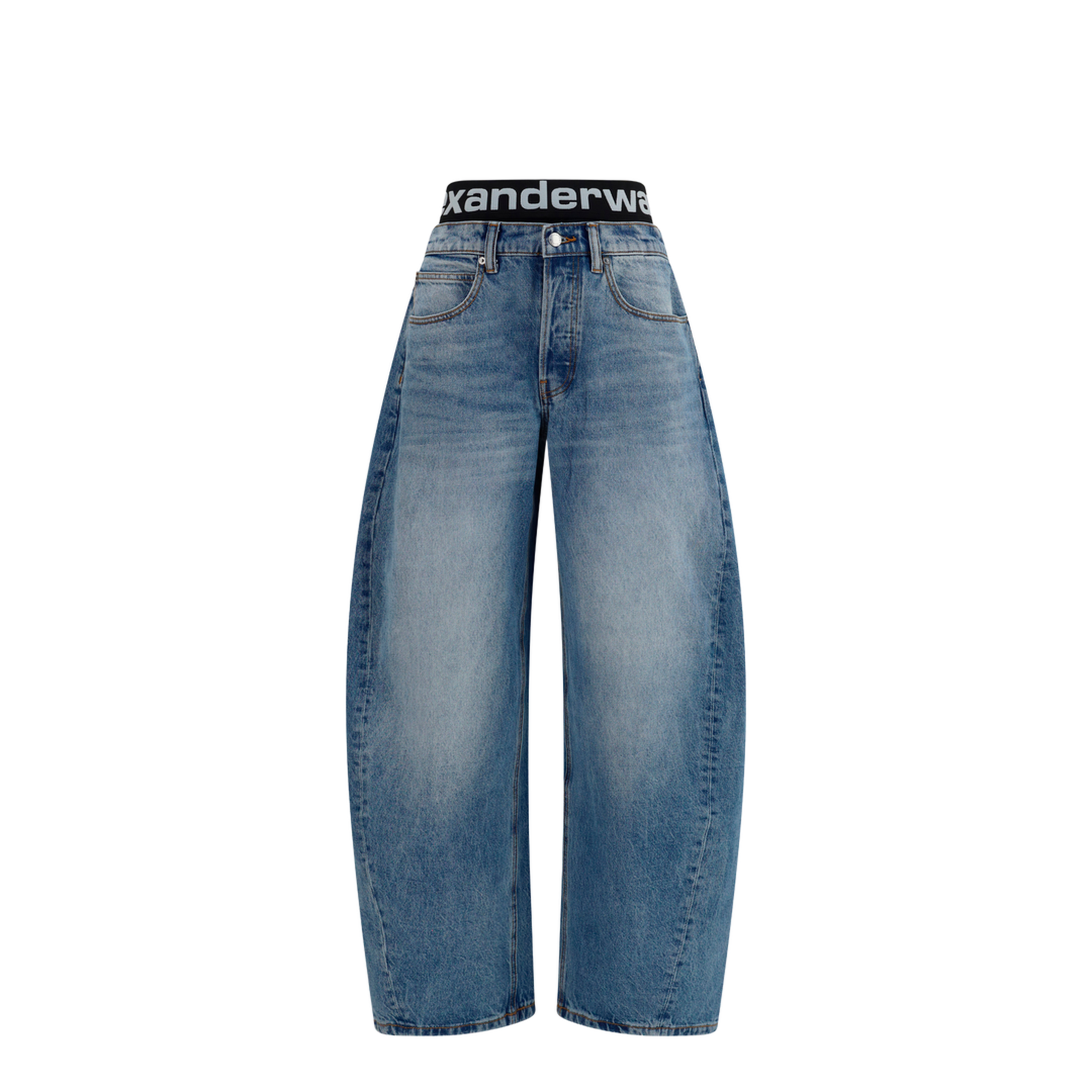 MAYFEYR - Alexander Wang - Layered Belt Logo-Waist Jeans - 4DC3264300
