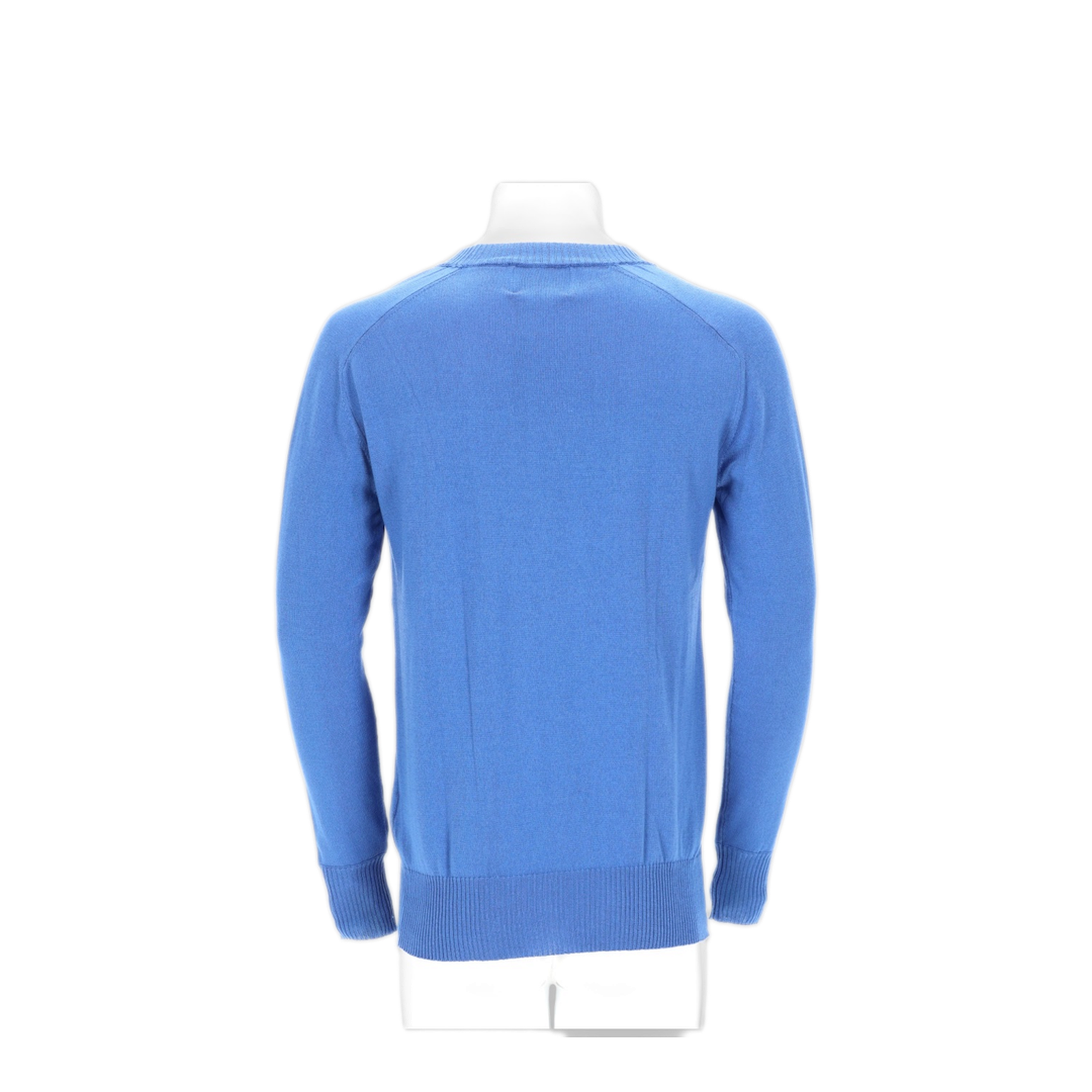 MAYFEYR - LANEUS - Cotton Viscose Knit Sweater - LANUMGU1236CIELO