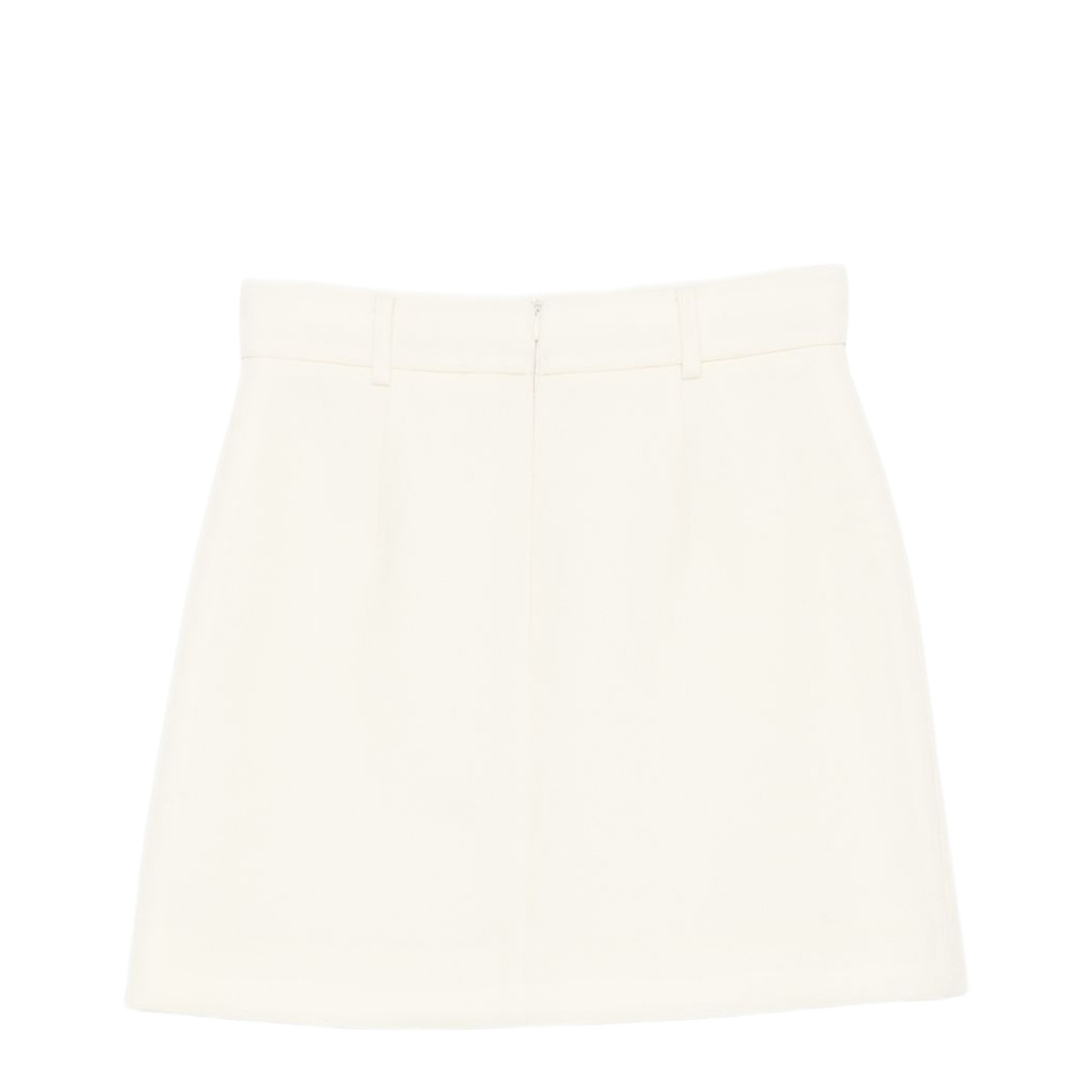 MAYFEYR - Alessandro Enriquez - White A Line Skirt With Bead Embellishment - SK81DCROFFWHITE