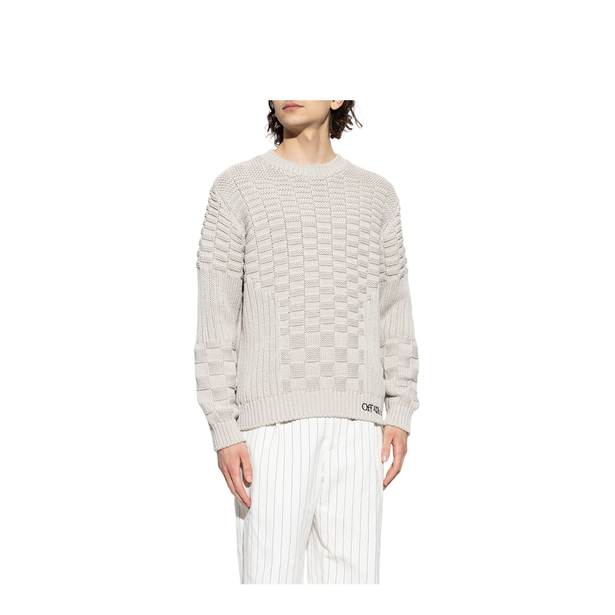 MAYFEYR - Off-White - Sweater With Logo - 44MHE20RS26K001250