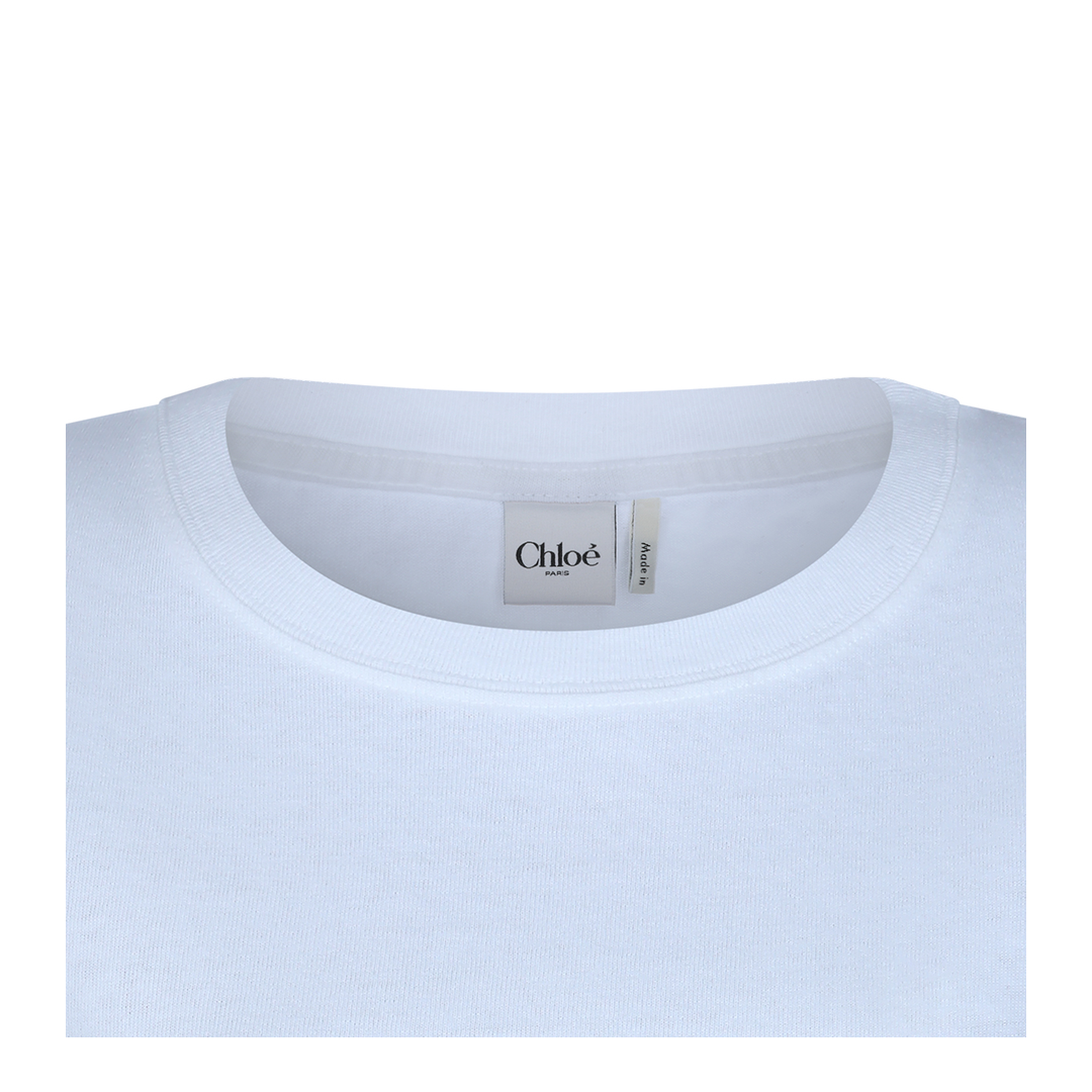 Baby Fit Logo T-Shirt in Cotton Jersey White