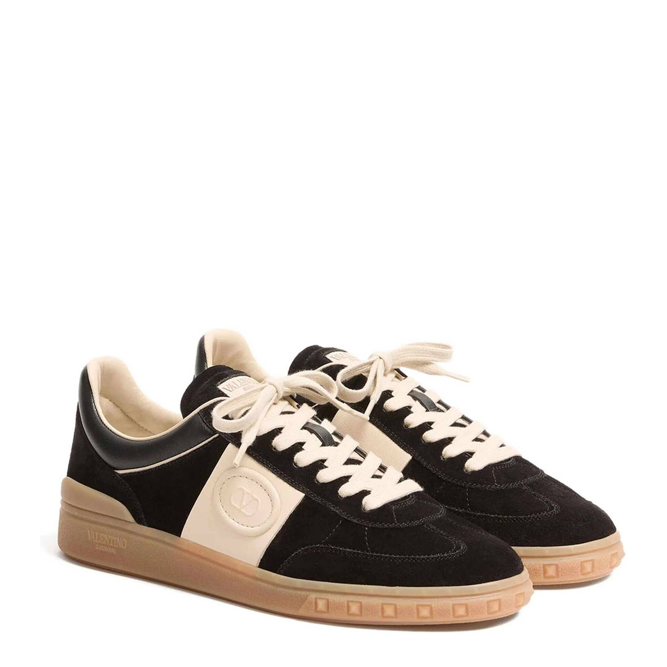 MAYFEYR - Valentino - Upvillage Split And Nappa Leather Sneakers - YS0H77LALCHQ