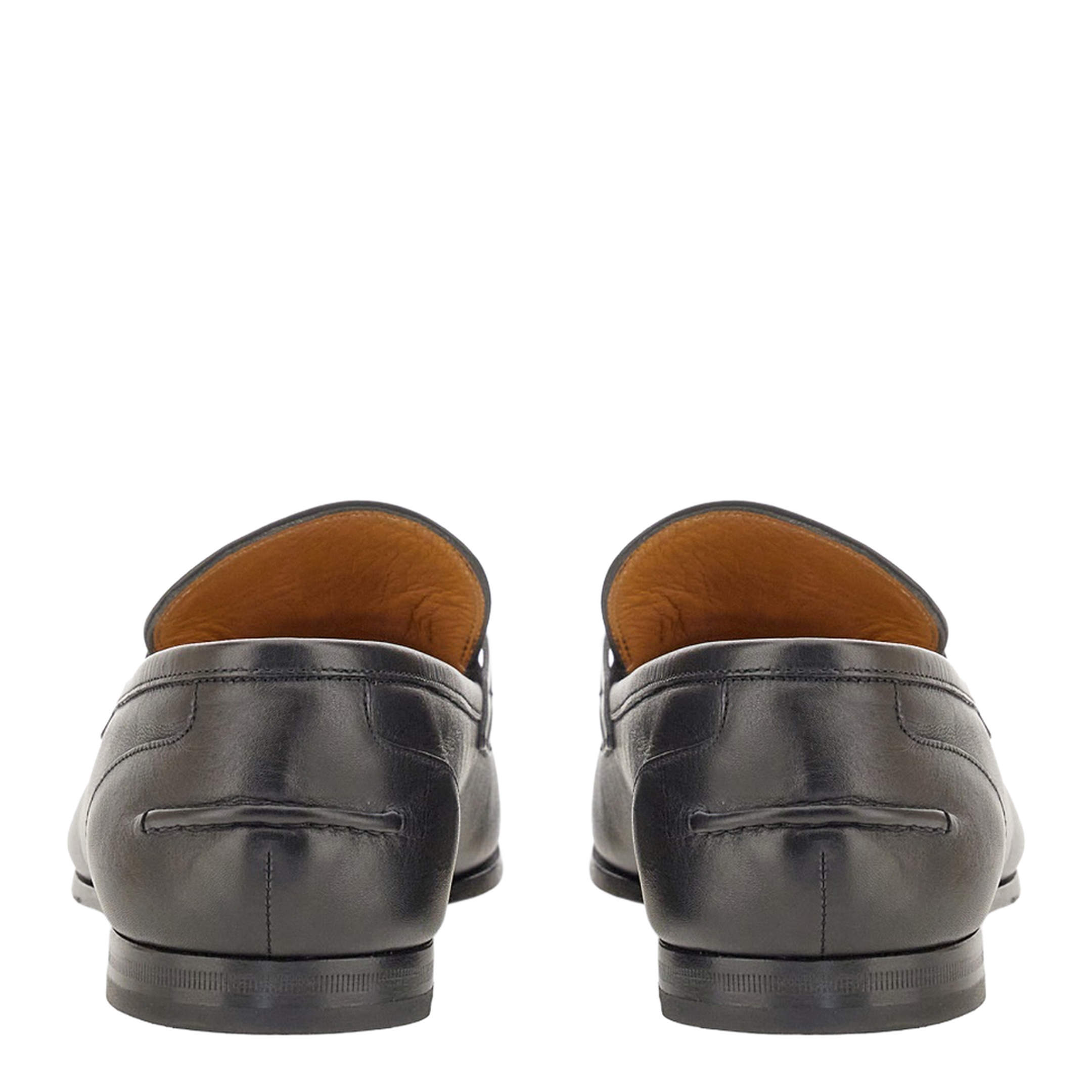 Black Leather Jordaan Loafer