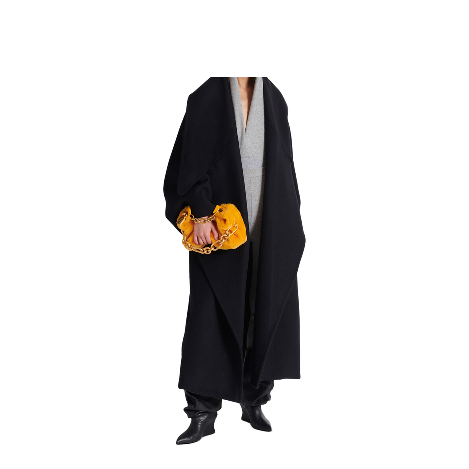 Mini Sync Bag in Shearling - Gold