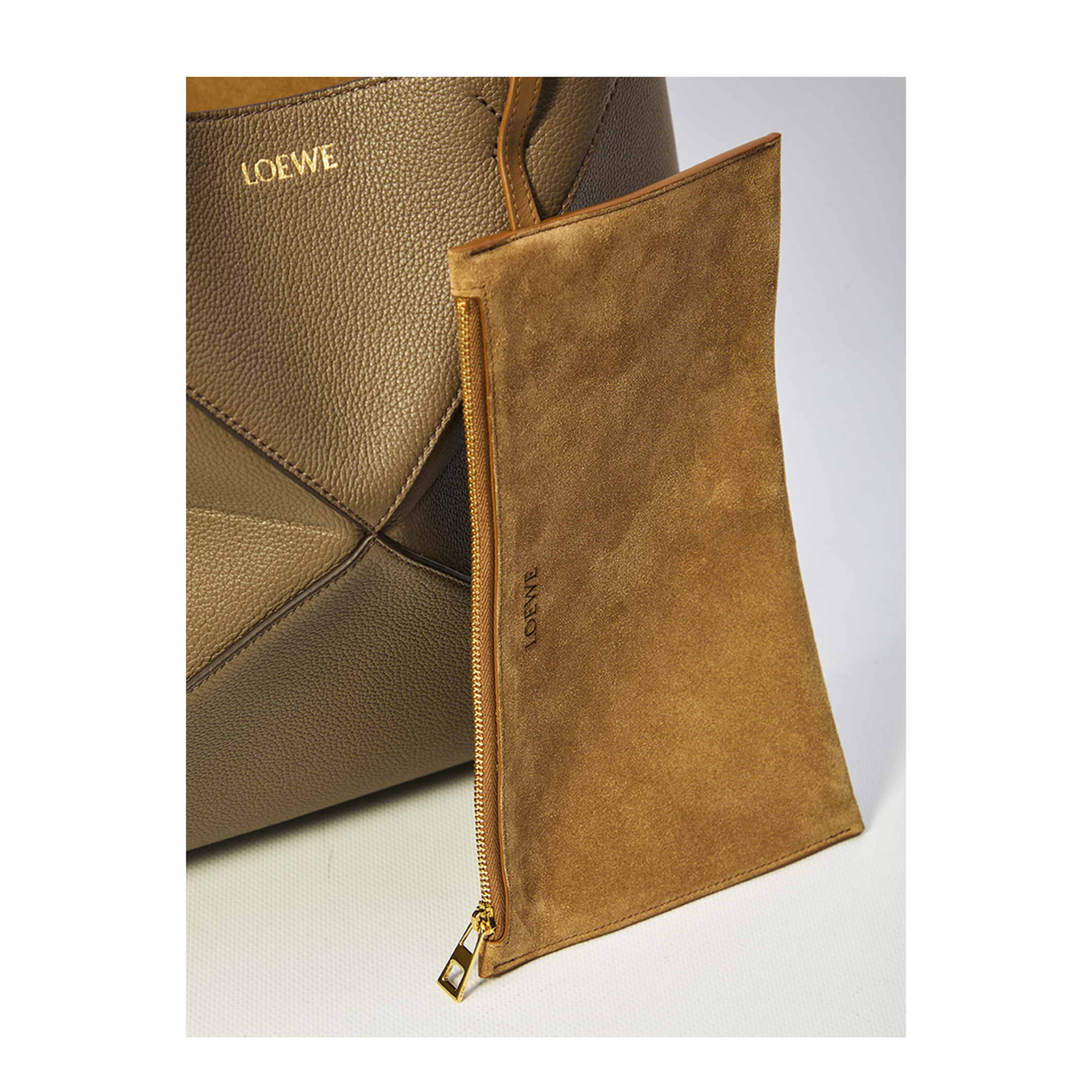 Medium Horizontal Puzzle Fold Tote Bag