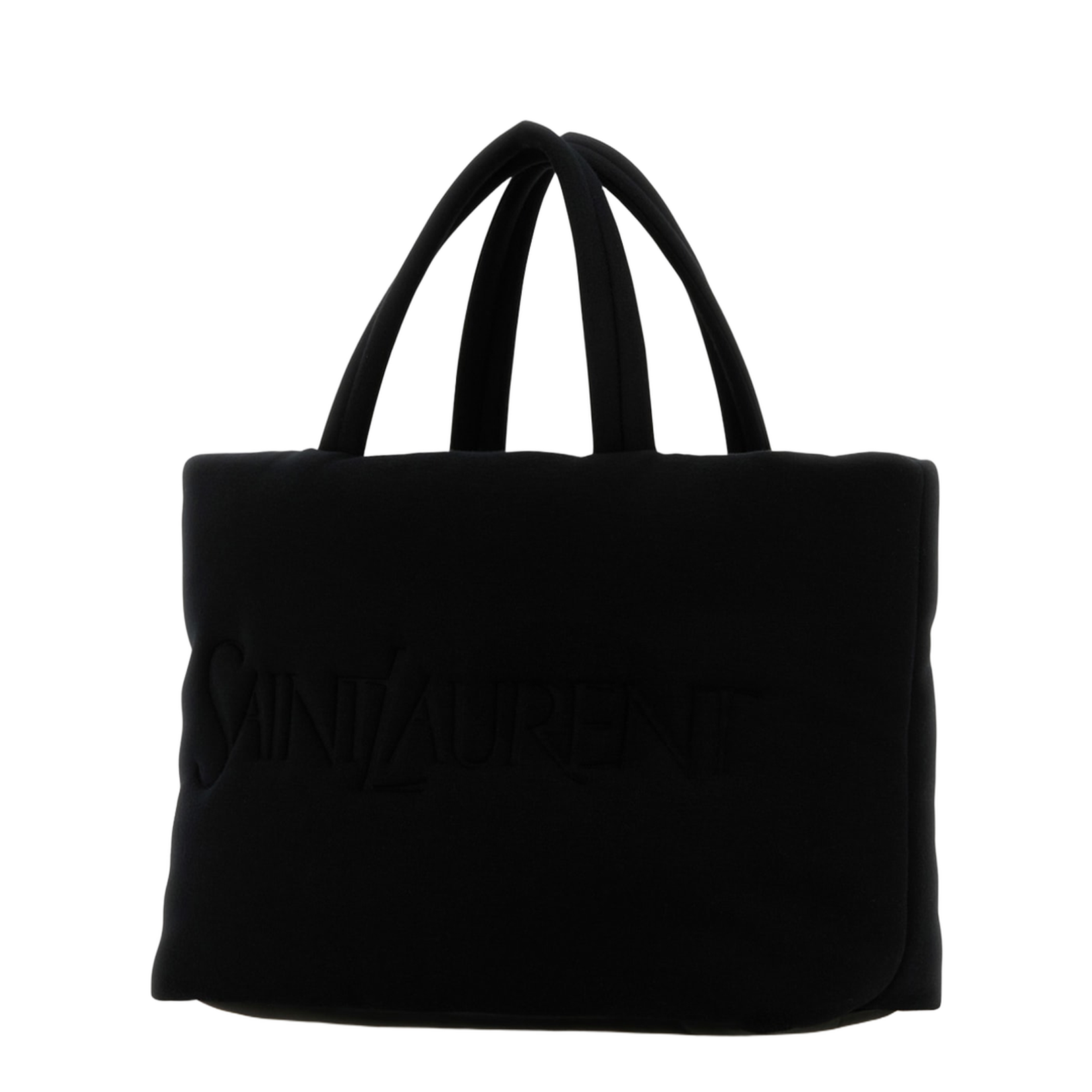 Embossed Wool Tote Bag