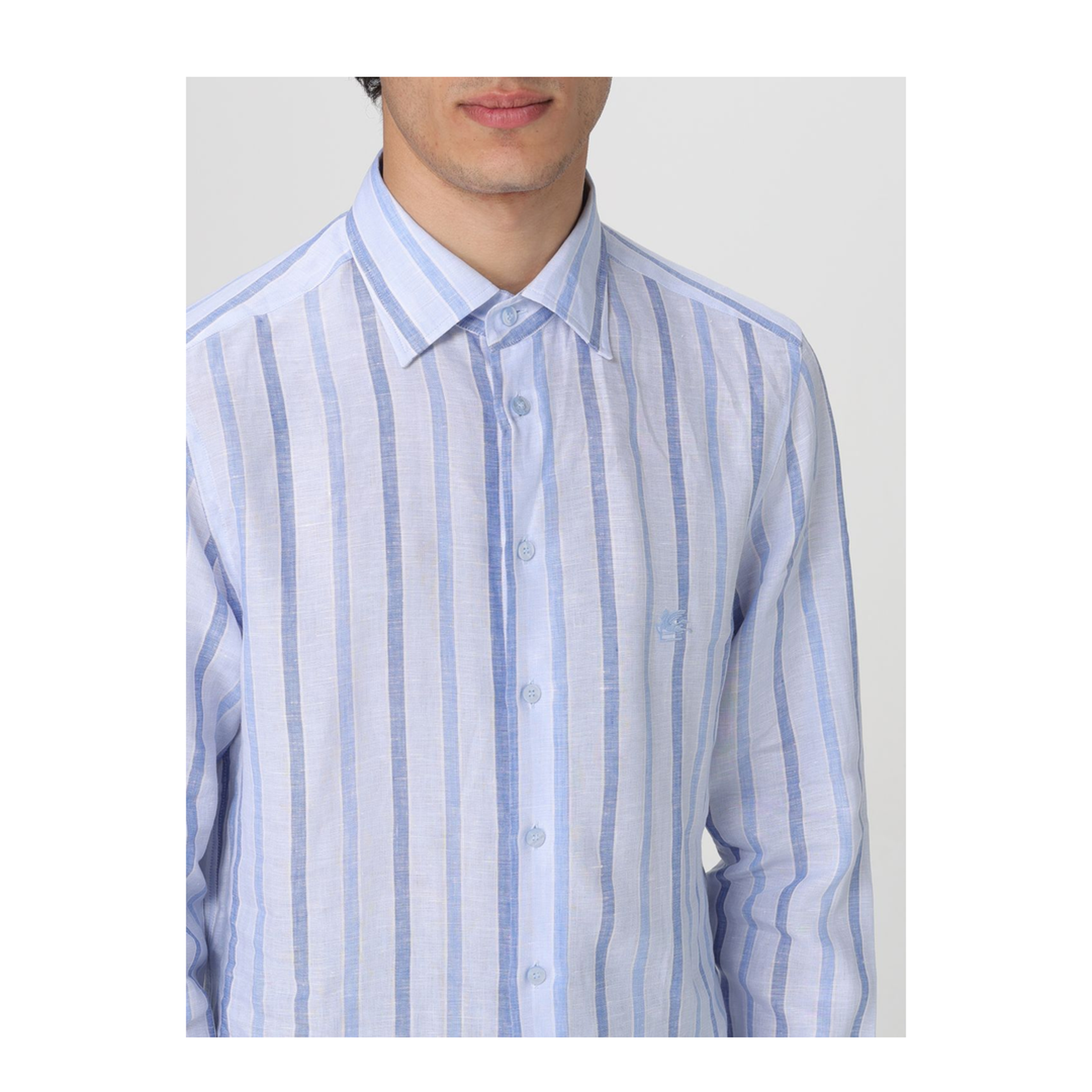 Linen Shirt with Rich Details