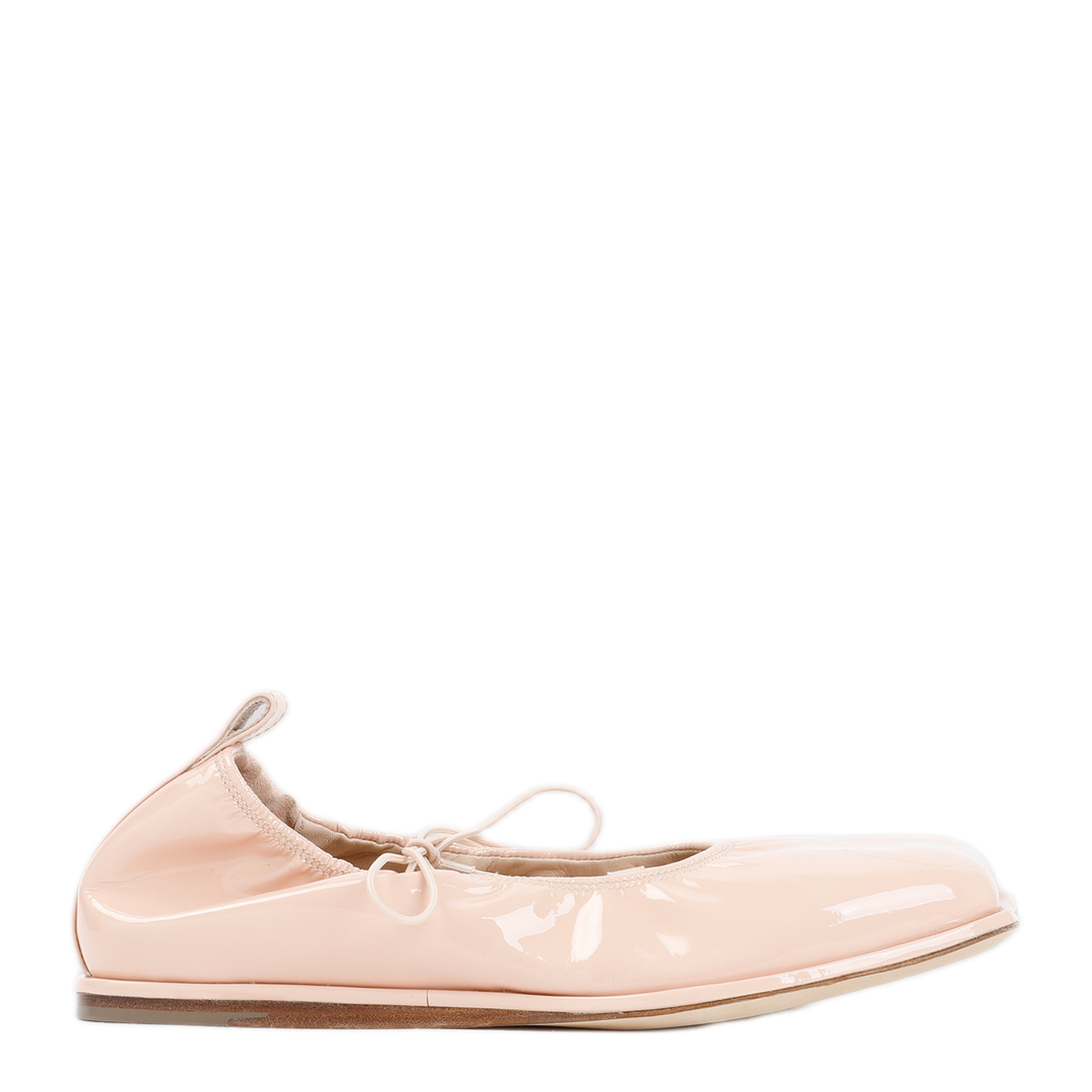MAYFEYR - Simone Rocha - Heart Toe Lace-Up Ballerina - RMP150782POWDER