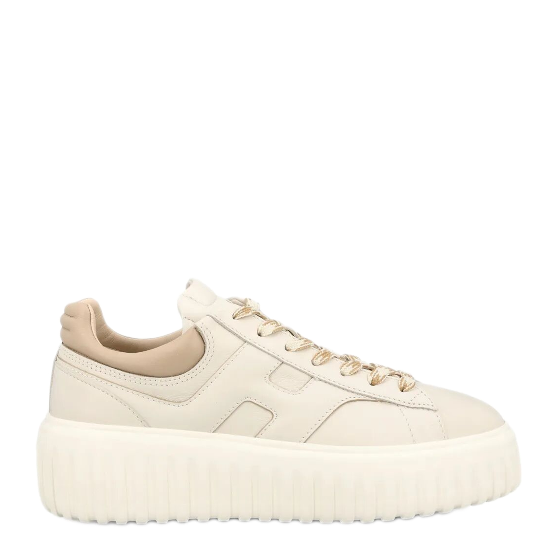 MAYFEYR - Hogan - H-Stripes Smooth Leather Sneakers - HXW6450FE93UY8
