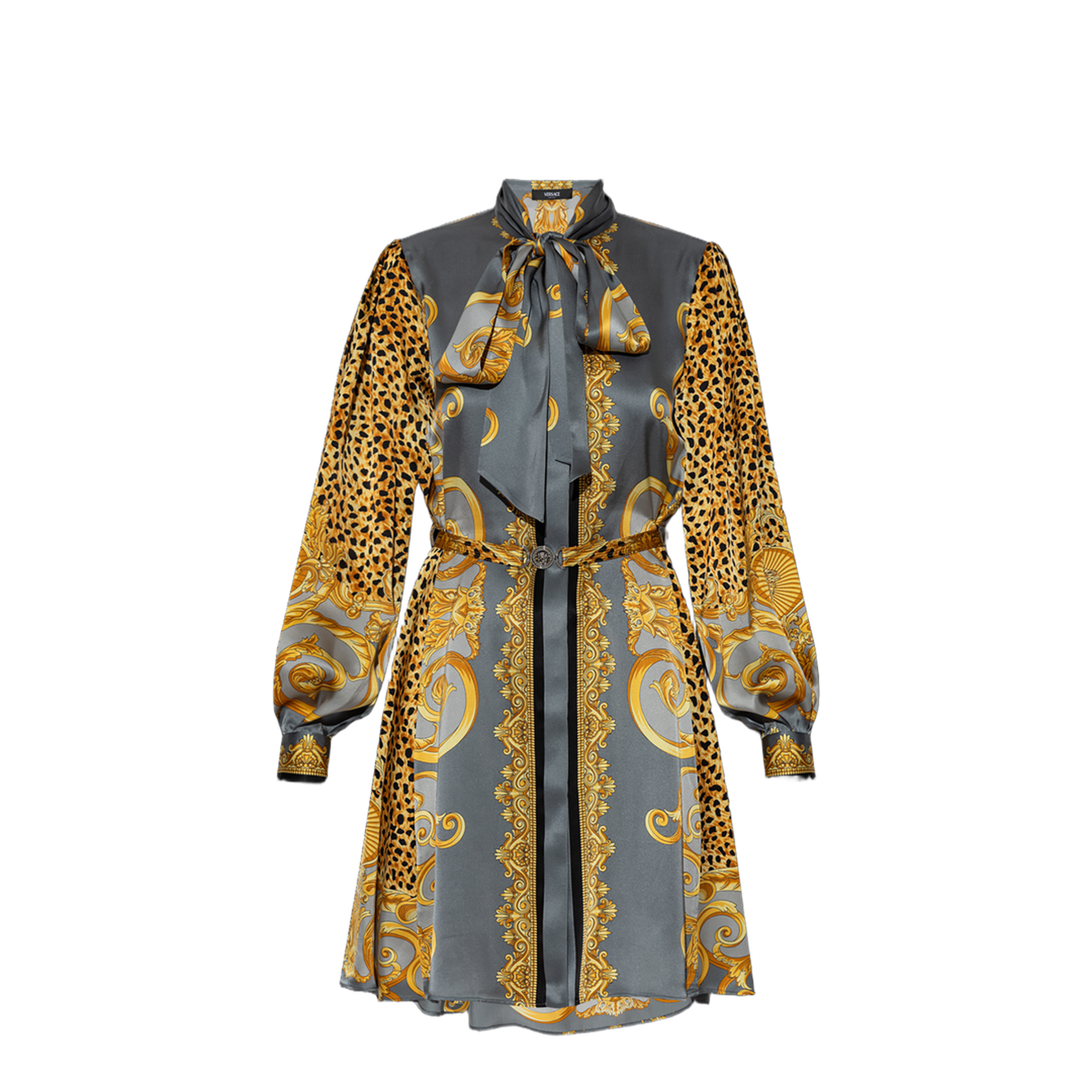 Silk Chemisier Dress