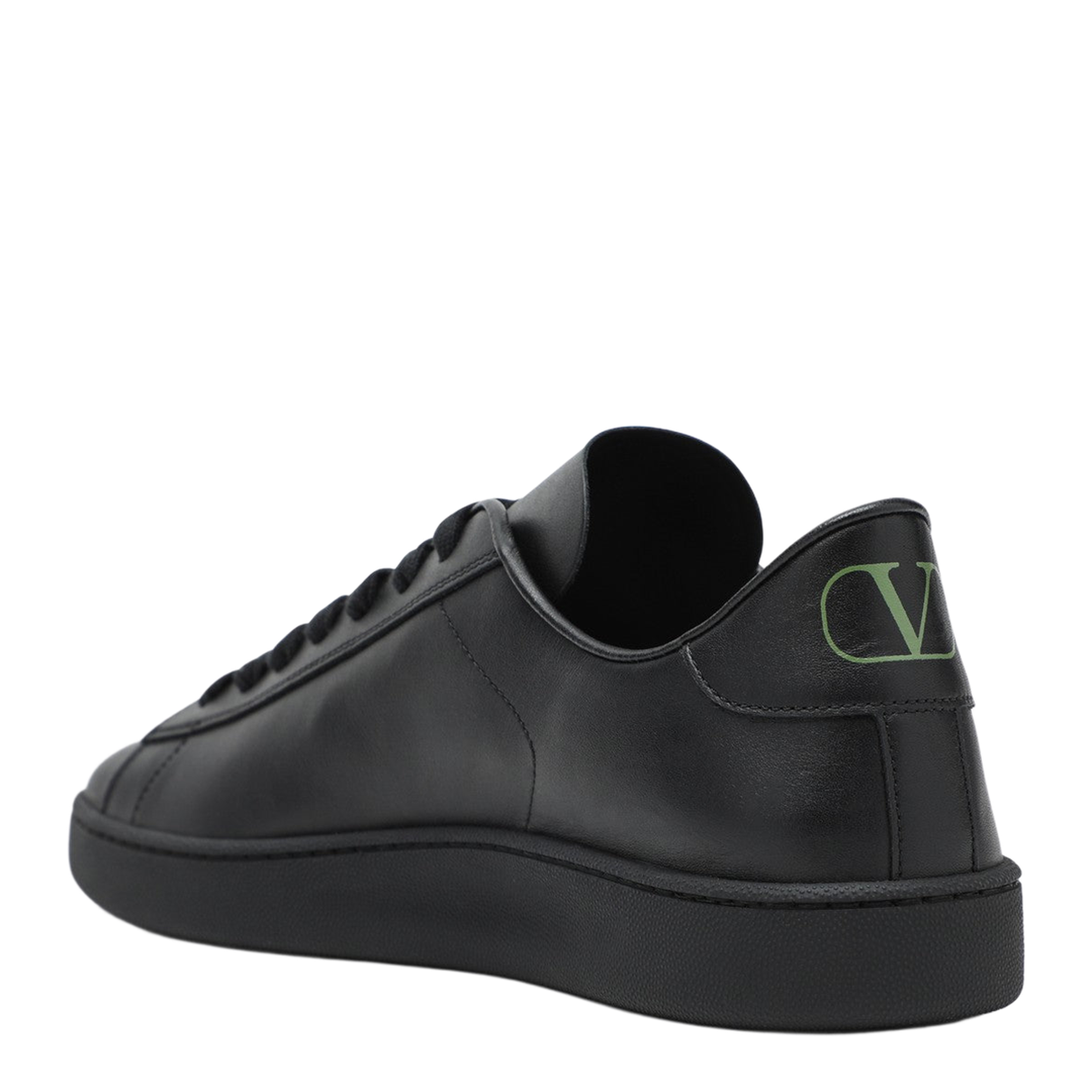 Black Leather Royco Sneakers