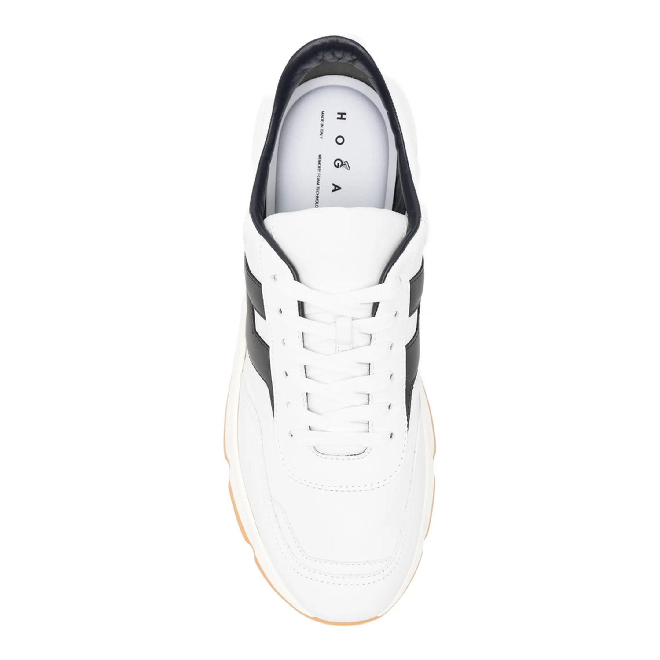 MAYFEYR - Hogan - Hyperlight Smooth Leather Sneakers - HXM5630FR30U6U