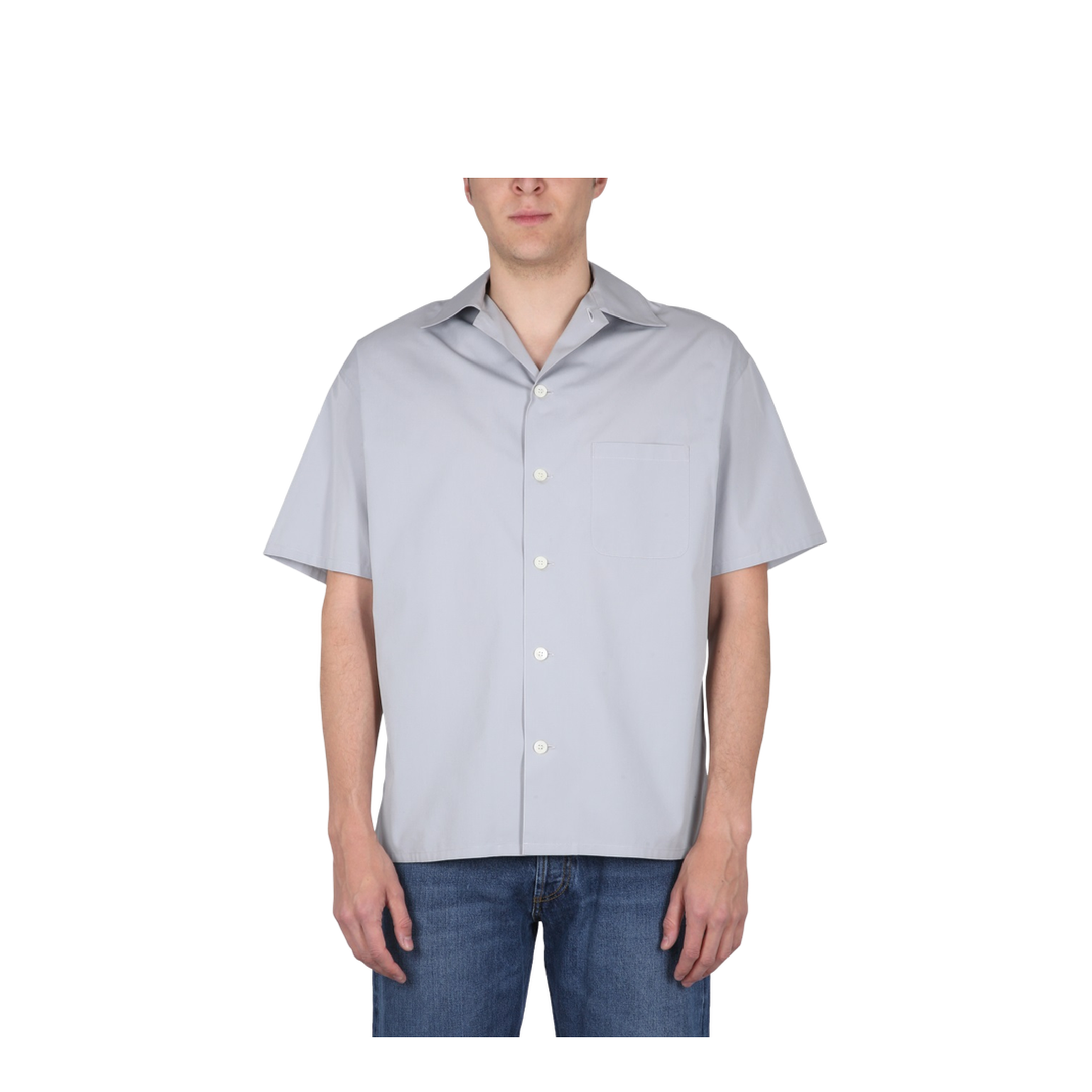 Grey Poplin Shirt