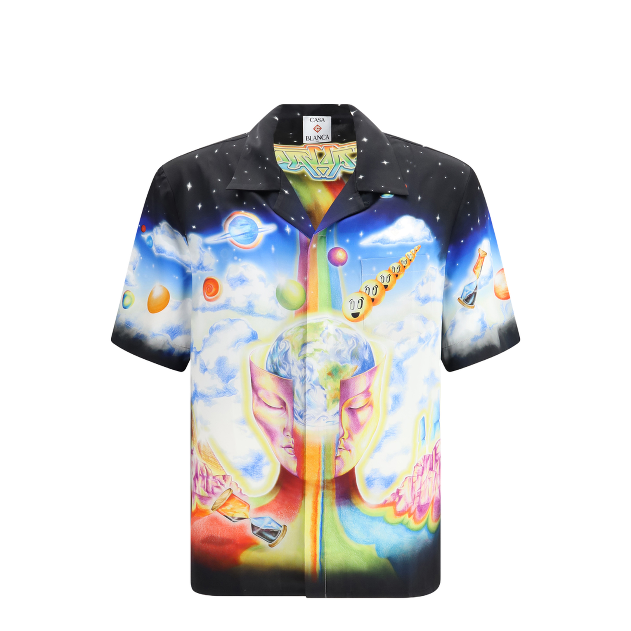 MAYFEYR - Casablanca - Cuban Shirt With Graphic Print - MSP26SH00307