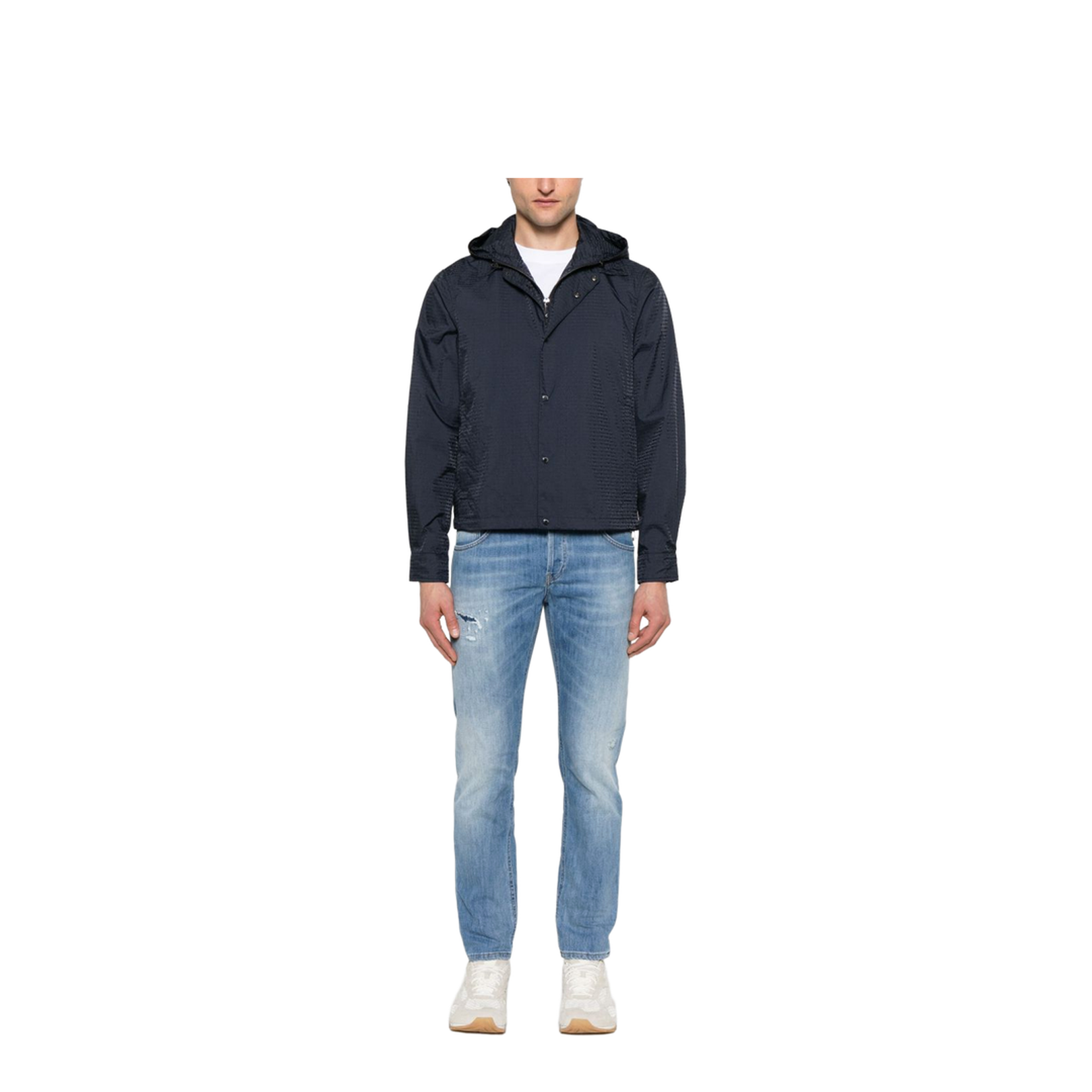 Nylon Hooded Jacket