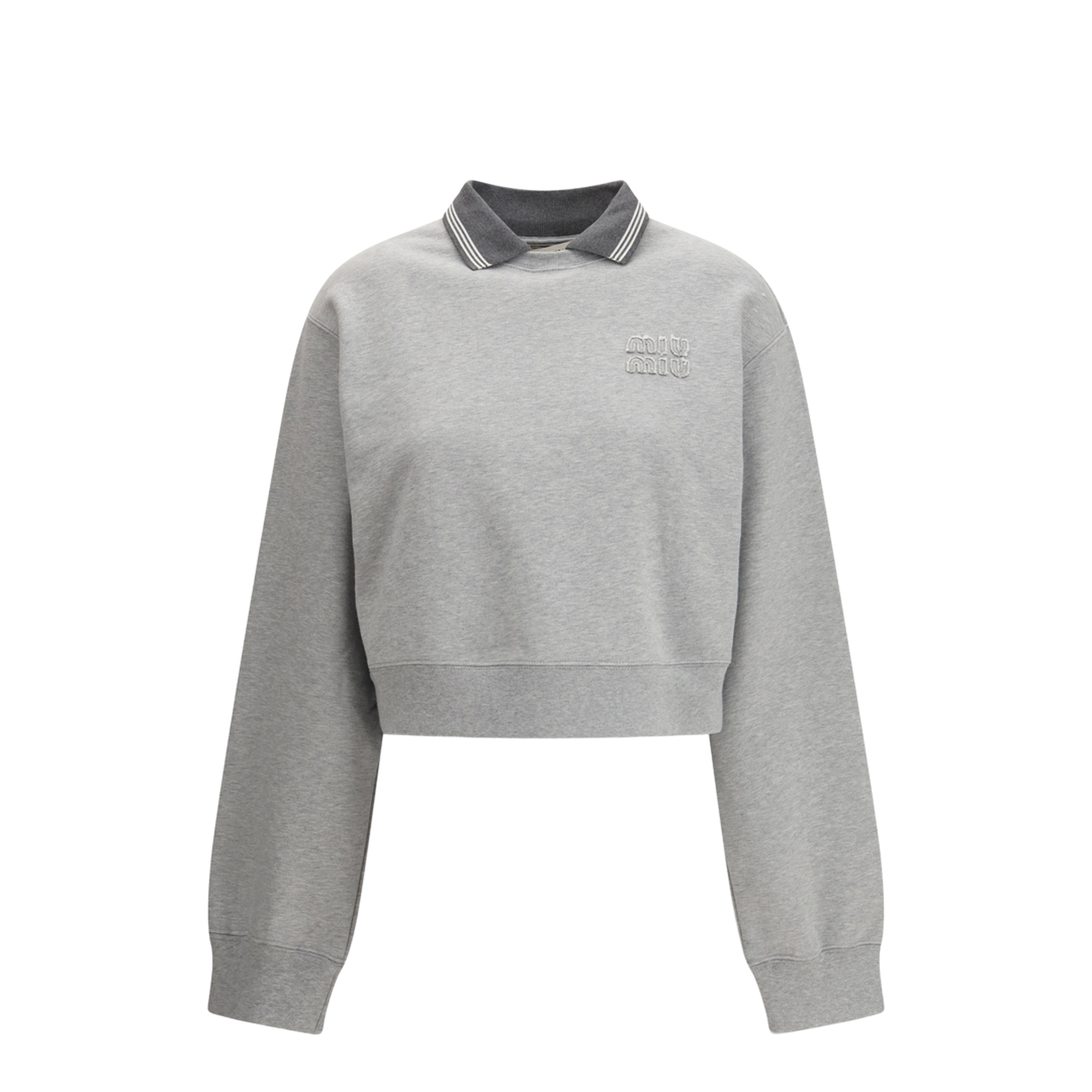 MAYFEYR - Miu Miu - Embroidered Logo Sweater - MJLA15SOOO18ZX
